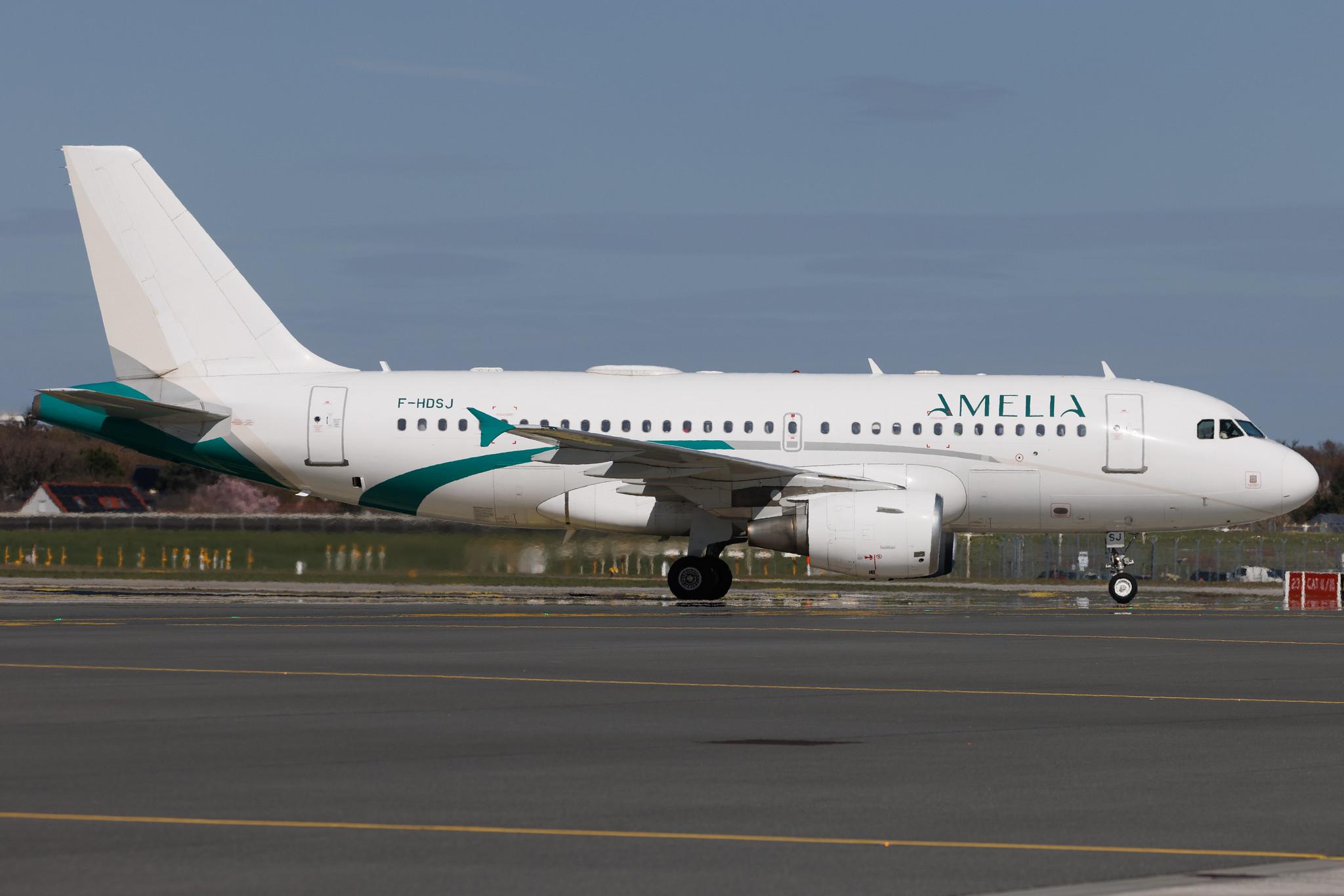 Hamburg Airport: Amelia International (8R / AIA) | Operator: Amelia | Airbus A319-112 A319 | F-HDSJ | MSN 03727