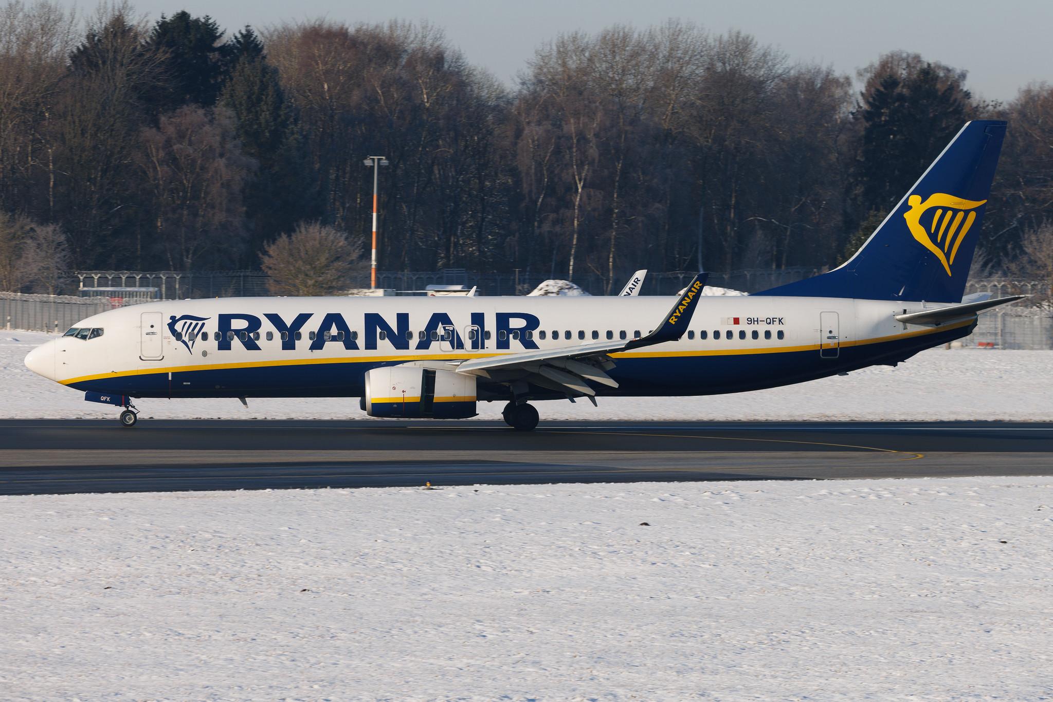 Hamburg Airport: Ryanair (FR / RYR) | Operator: Malta Air | Boeing 737-8AS B738 | 9H-QFK | MSN 44779