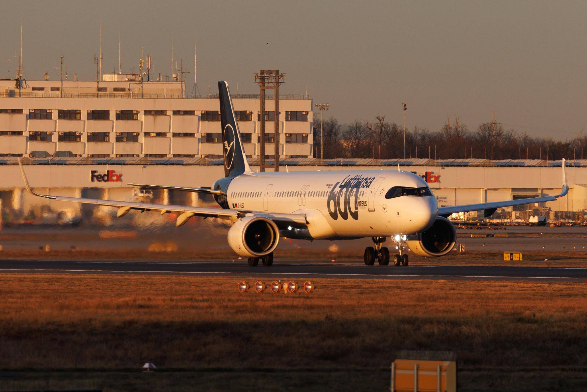 Frankfurt Airport: Lufthansa (LH / DLH) | Livery: 600th Airbus Aircraft | Airbus A321-271NX A21N | D-AIEQ | MSN 11267