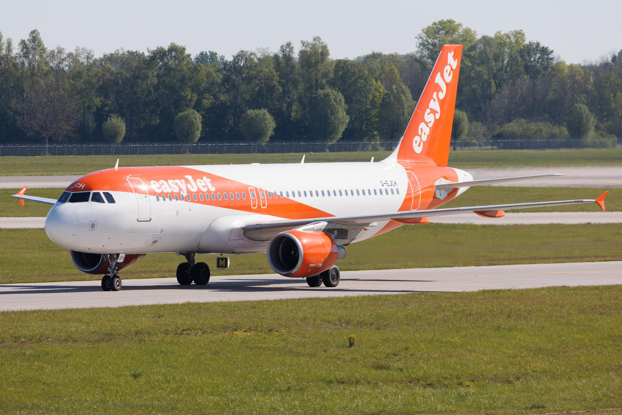 Munich Airport: easyJet (U2 / EZY) | Airbus A320-214 A320 | G-EJCH | MSN 04316