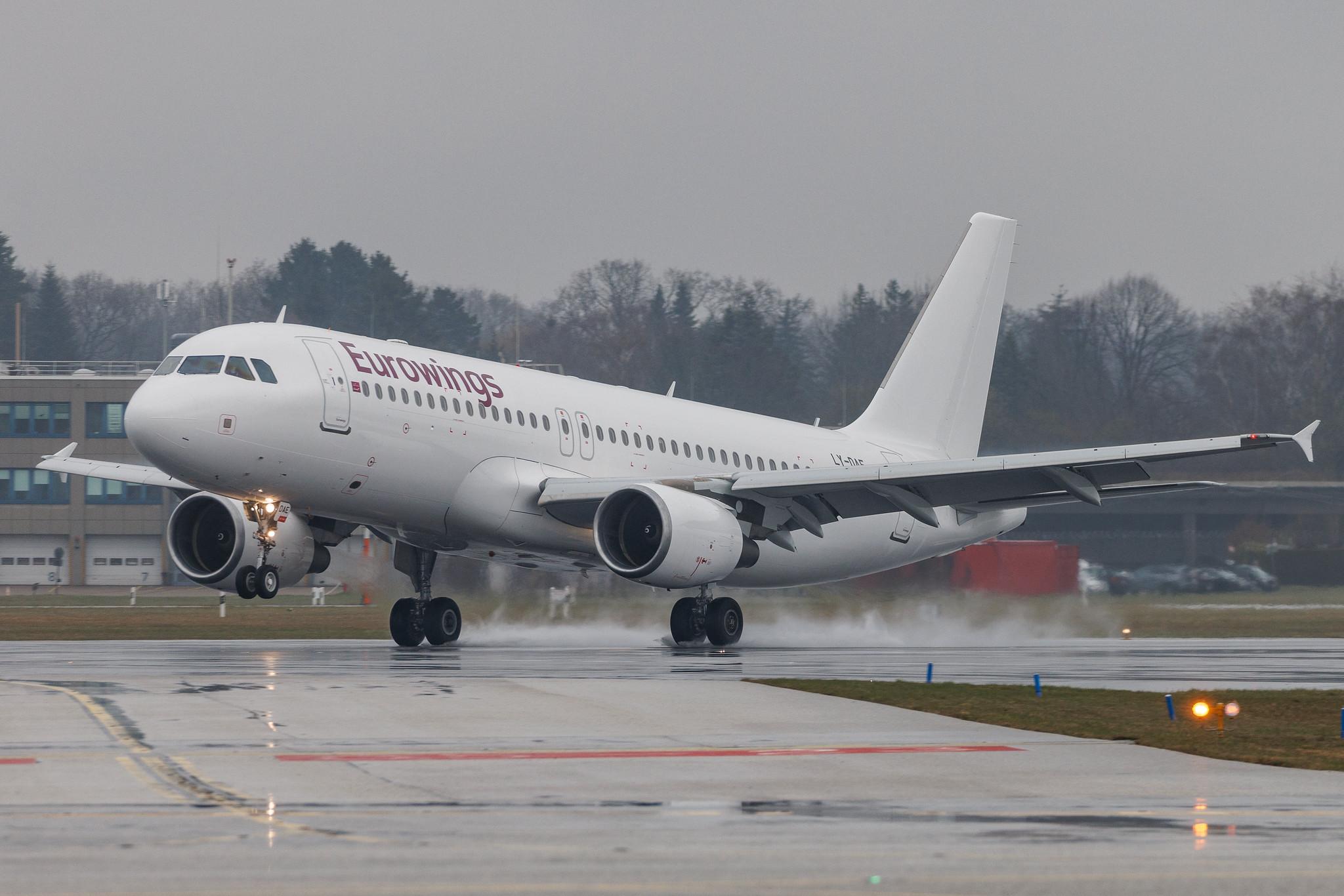Hamburg Airport: GetJet Airlines (GW / GJT) | Airbus A320-214 A320 | LY-DAE | MSN 03240