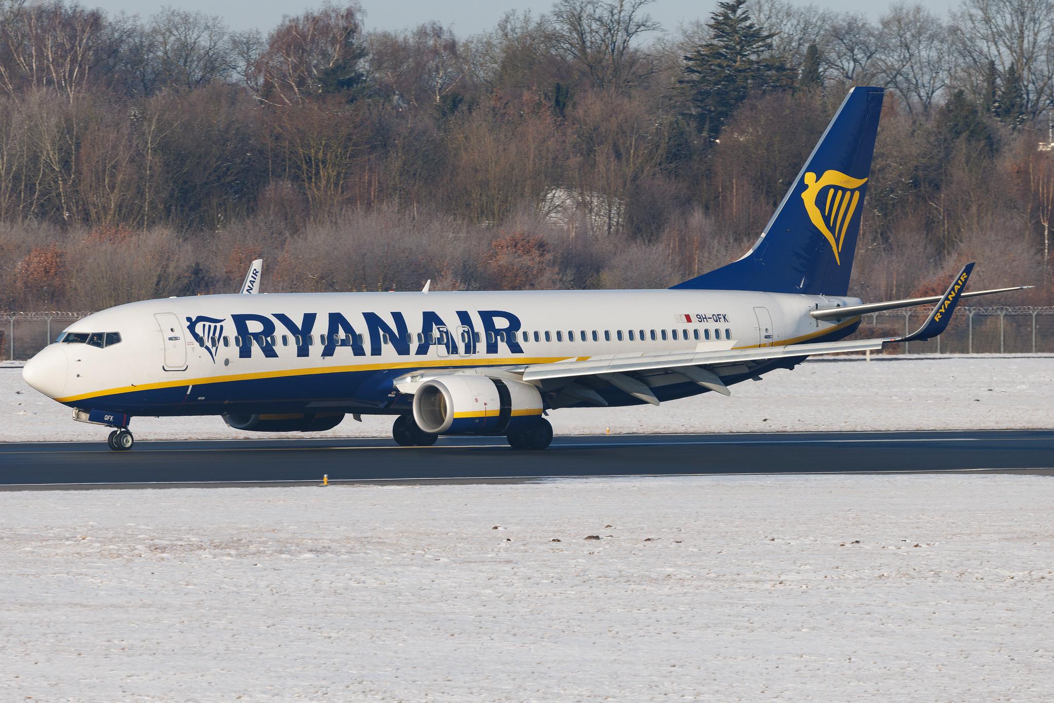 Hamburg Airport: Ryanair (FR / RYR) | Operator: Malta Air | Boeing 737-8AS B738 | 9H-QFK | MSN 44779