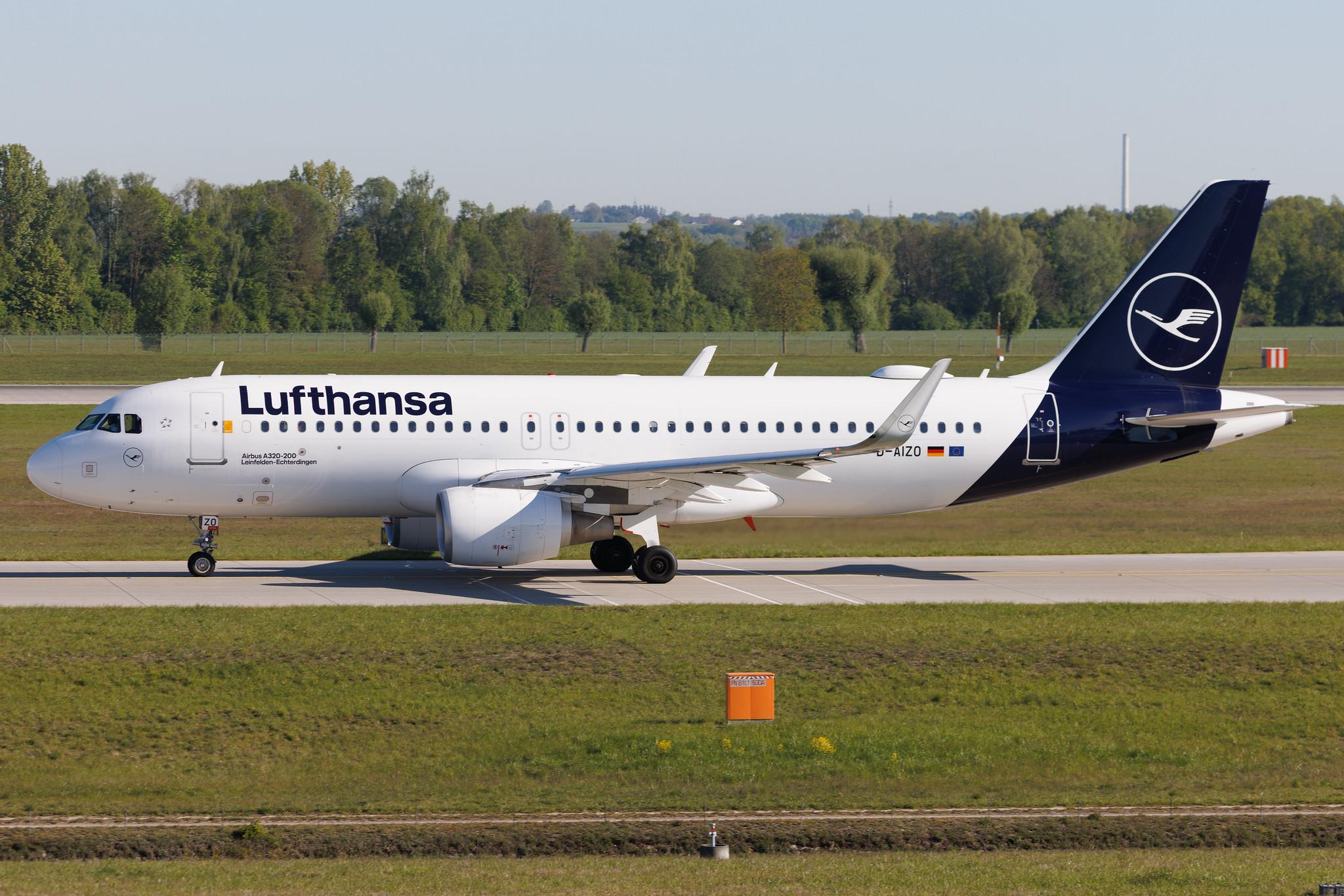 Munich Airport: Lufthansa (LH / DLH) | Airbus A320-214 A320 | D-AIZO | MSN 5441