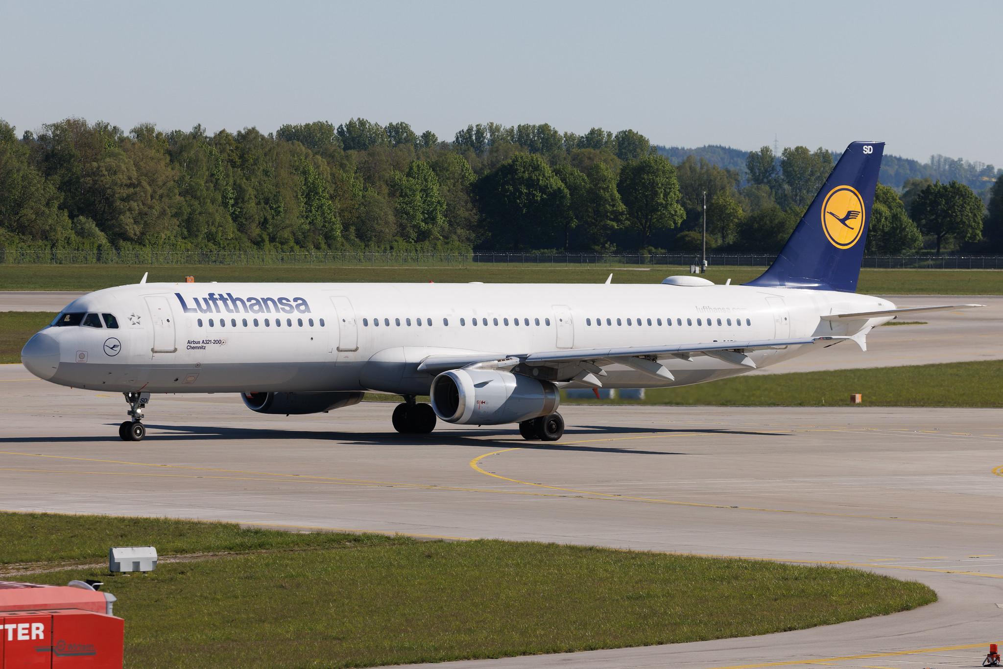 Munich Airport: Lufthansa (LH / DLH) | Airbus A321-231 A321 | D-AISD | MSN 1188