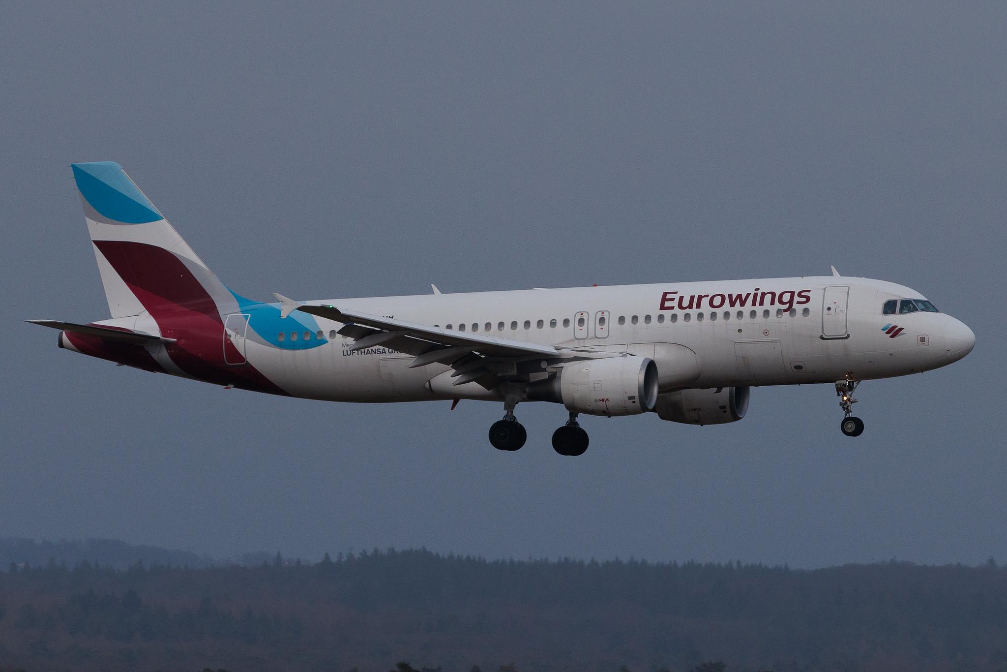 Köln Bonn Airport: Eurowings (EW / EWG) | Operator: Eurowings Europe | Airbus A320-214 A320 | 9H-EUW | MSN 04606