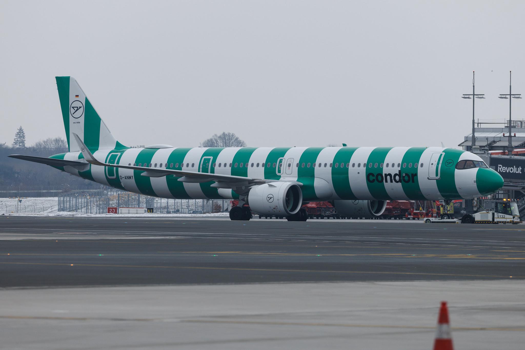 Hamburg Airport: Condor (DE / CFG) | Livery: Green Island Livery | Airbus A321-271NX A21N | D-ANMY | MSN 11986