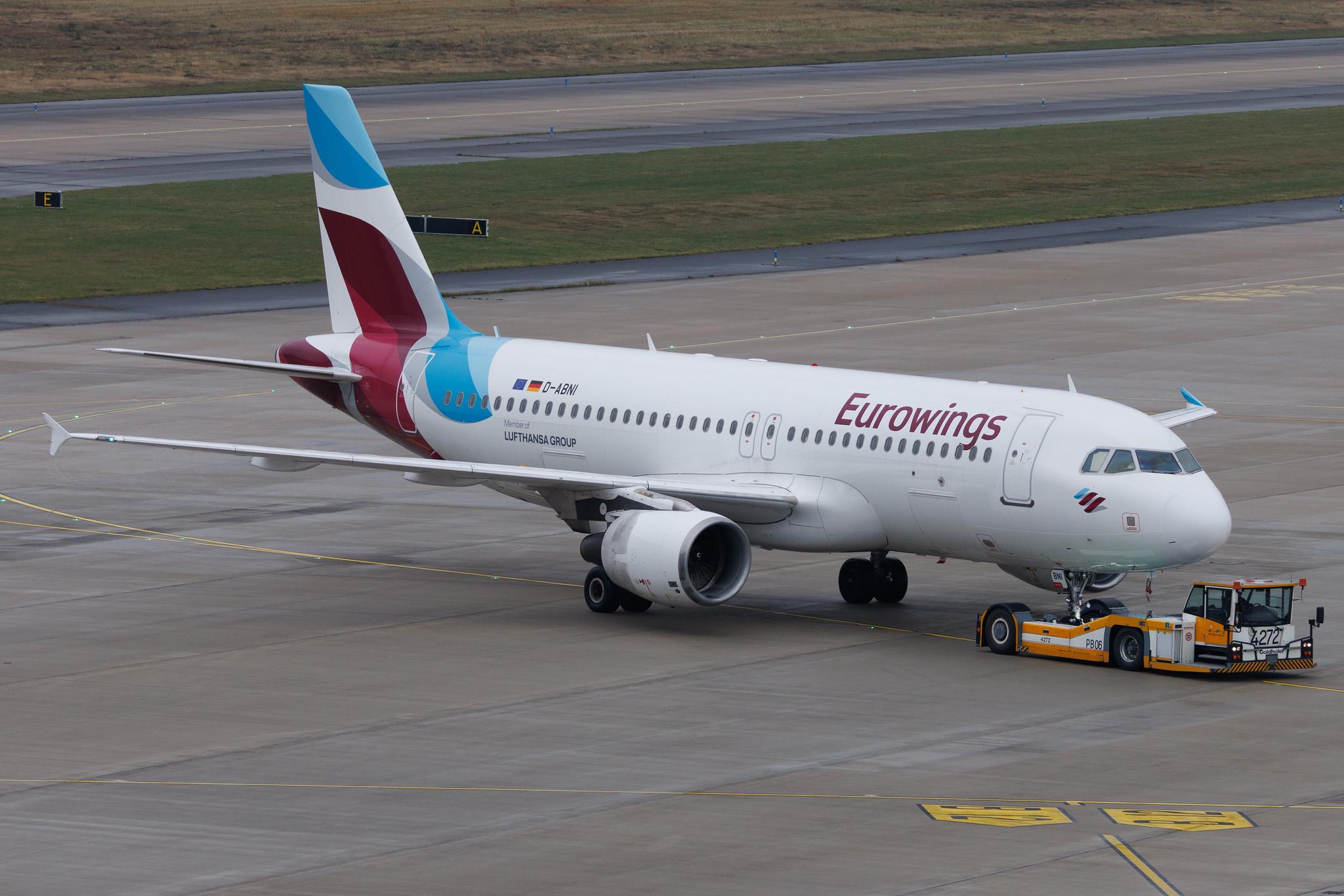 Köln Bonn Airport: Eurowings (EW / EWG) | Airbus A320-214 A320 | D-ABNI | MSN 1717