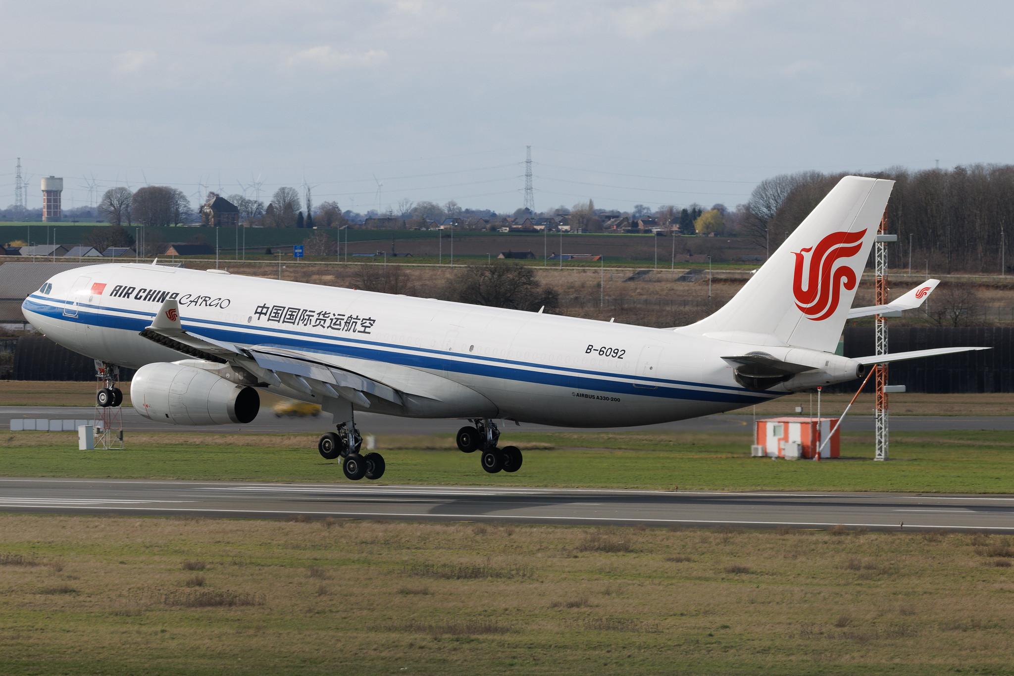 Liege Airport: Air China Cargo (CAO) | Airbus A330-243(P2F) A332 | B-6092 | MSN 0873