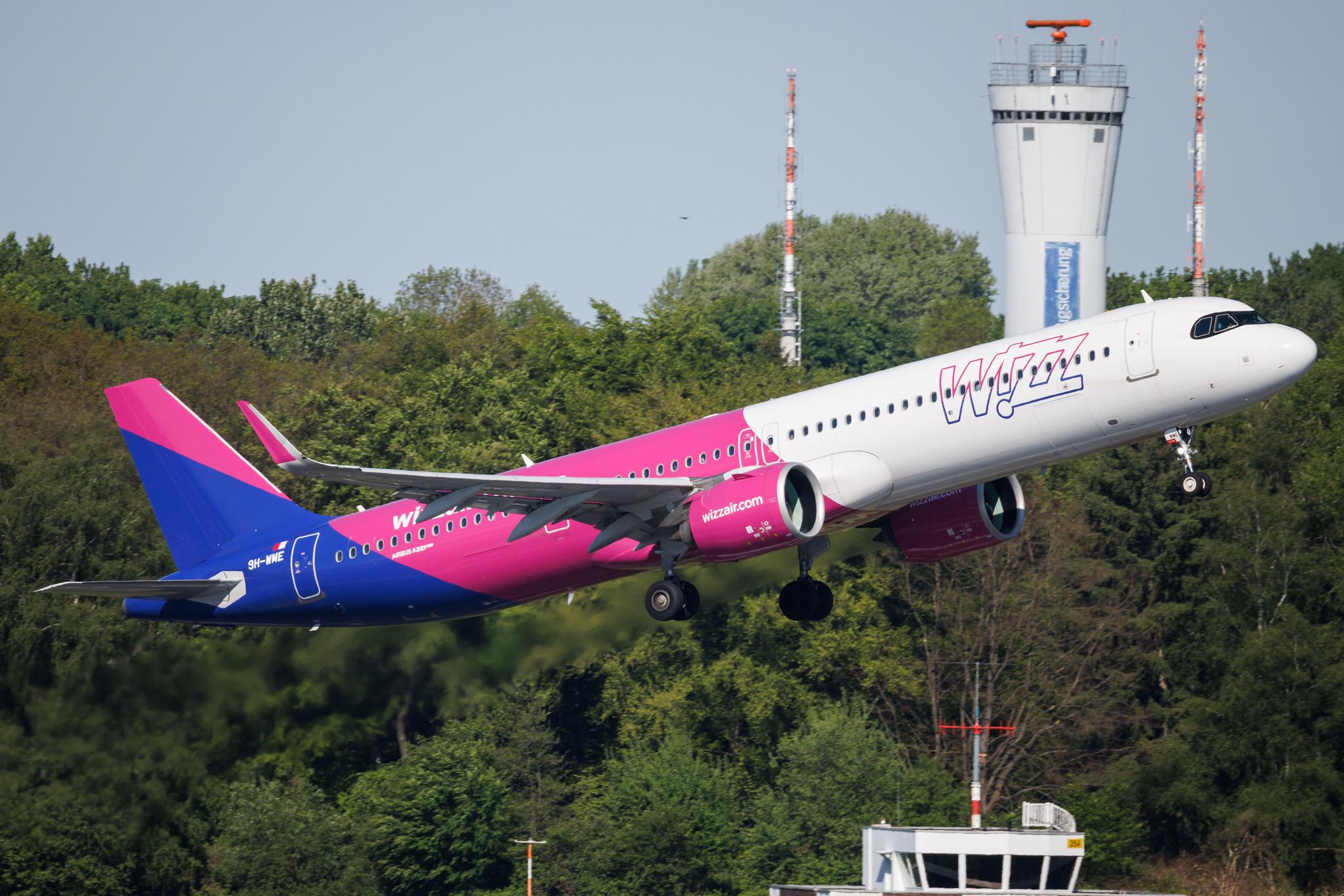 Hamburg Airport: Wizz Air (W6 / WZZ) | Operator: Wizz Air Malta | Airbus A321-271NX A21N | 9H-WME | MSN 12610