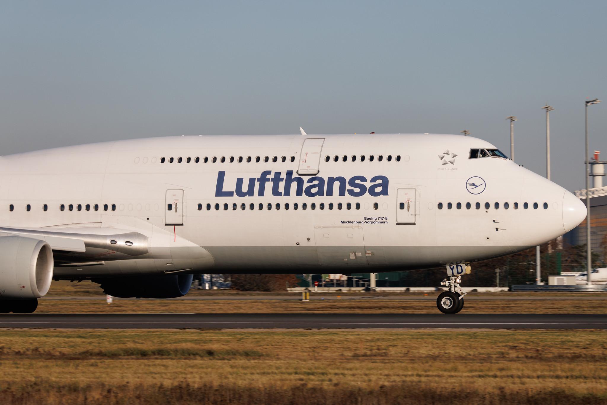 Frankfurt Airport: Lufthansa (LH / DLH) | Boeing 747-830 B748 | D-ABYD | MSN 37829