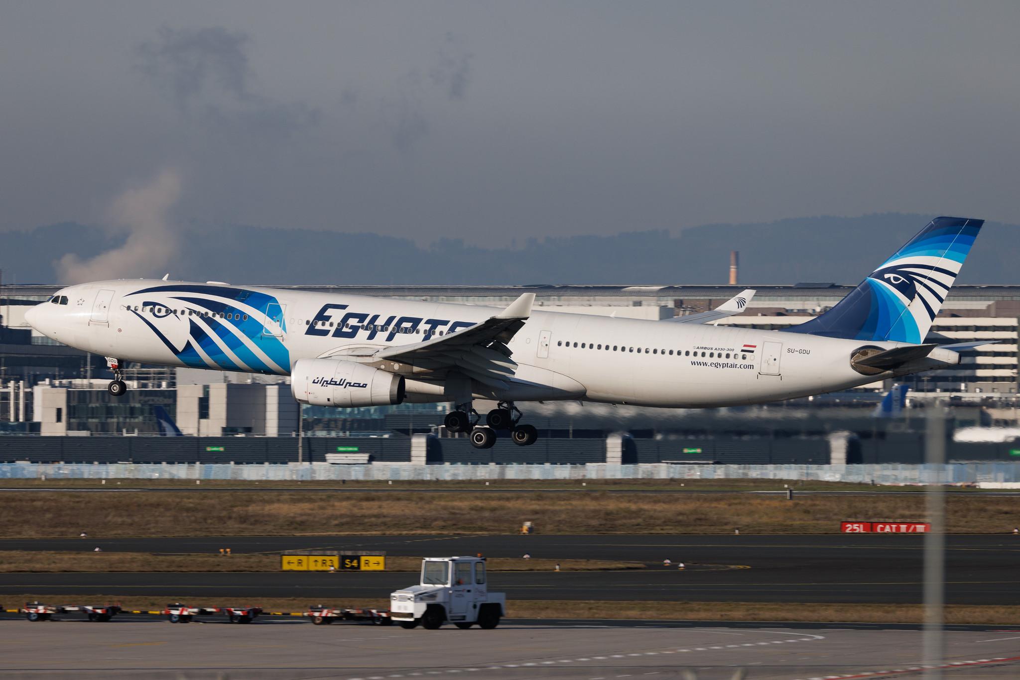 Frankfurt Airport: Egyptair (MS / MSR) | Airbus A330-343 A333 | SU-GDU | MSN 1238