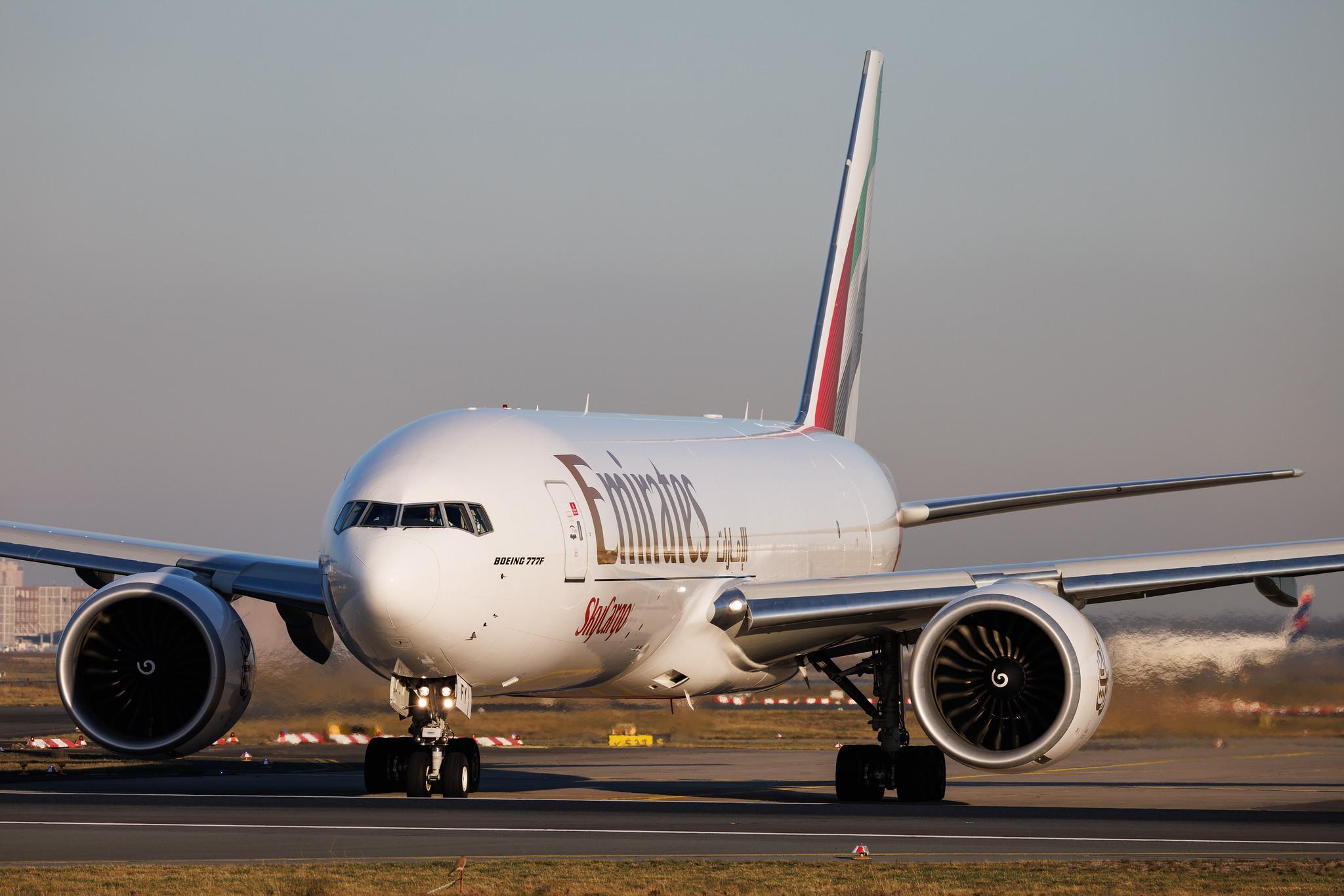 Frankfurt Airport: Emirates SkyCargo (EK / UAE) | Operator: Emirates | Boeing 777-F B77L | A6-EFY | MSN 68620