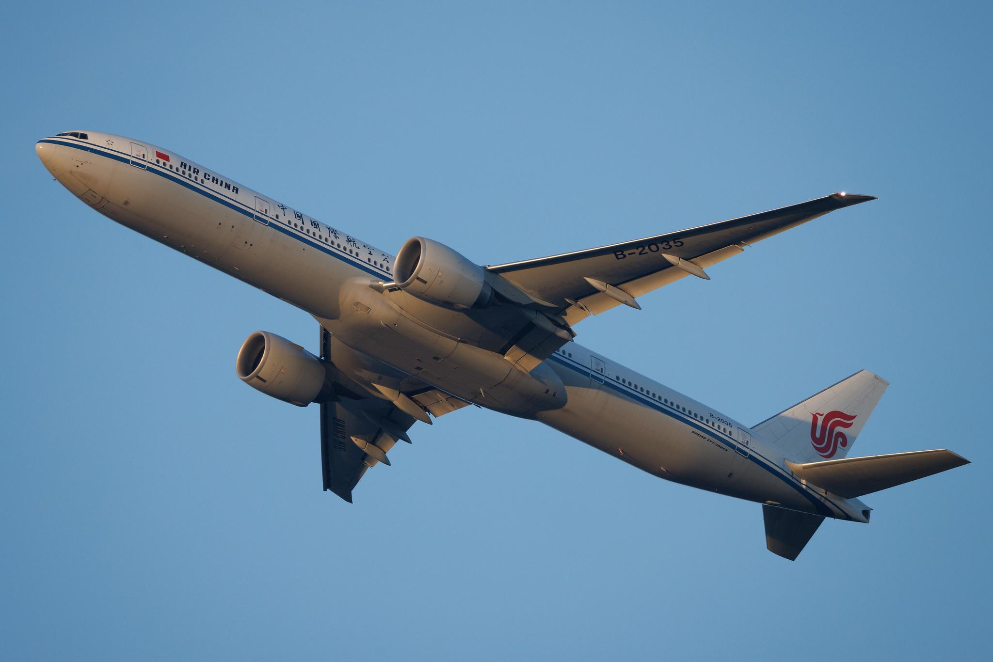 Frankfurt Airport: Air China (CA / CCA) | Boeing 777-39L(ER) B77W | B-2035 | MSN 38674