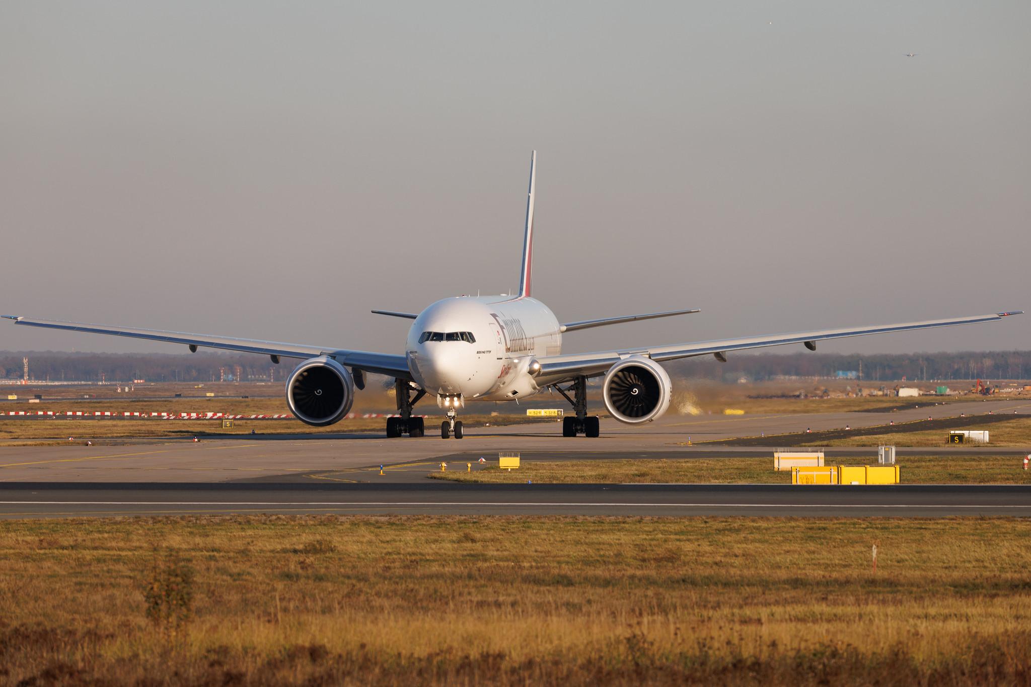 Frankfurt Airport: Emirates SkyCargo (EK / UAE) | Operator: Emirates | Boeing 777-F B77L | A6-EFY | MSN 68620