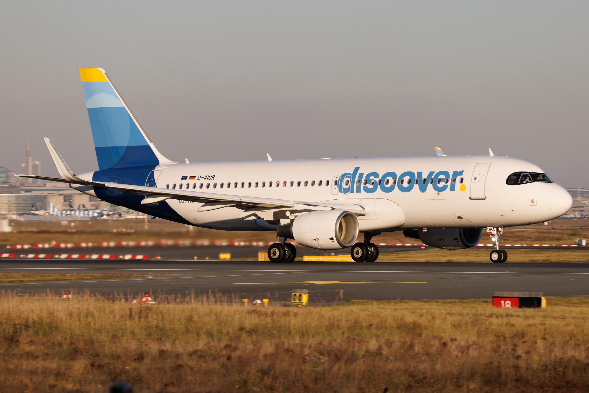 Frankfurt Airport: Discover Airlines (4Y / OCN) | Airbus A320-214 A320 | D-AIUR | MSN 6985