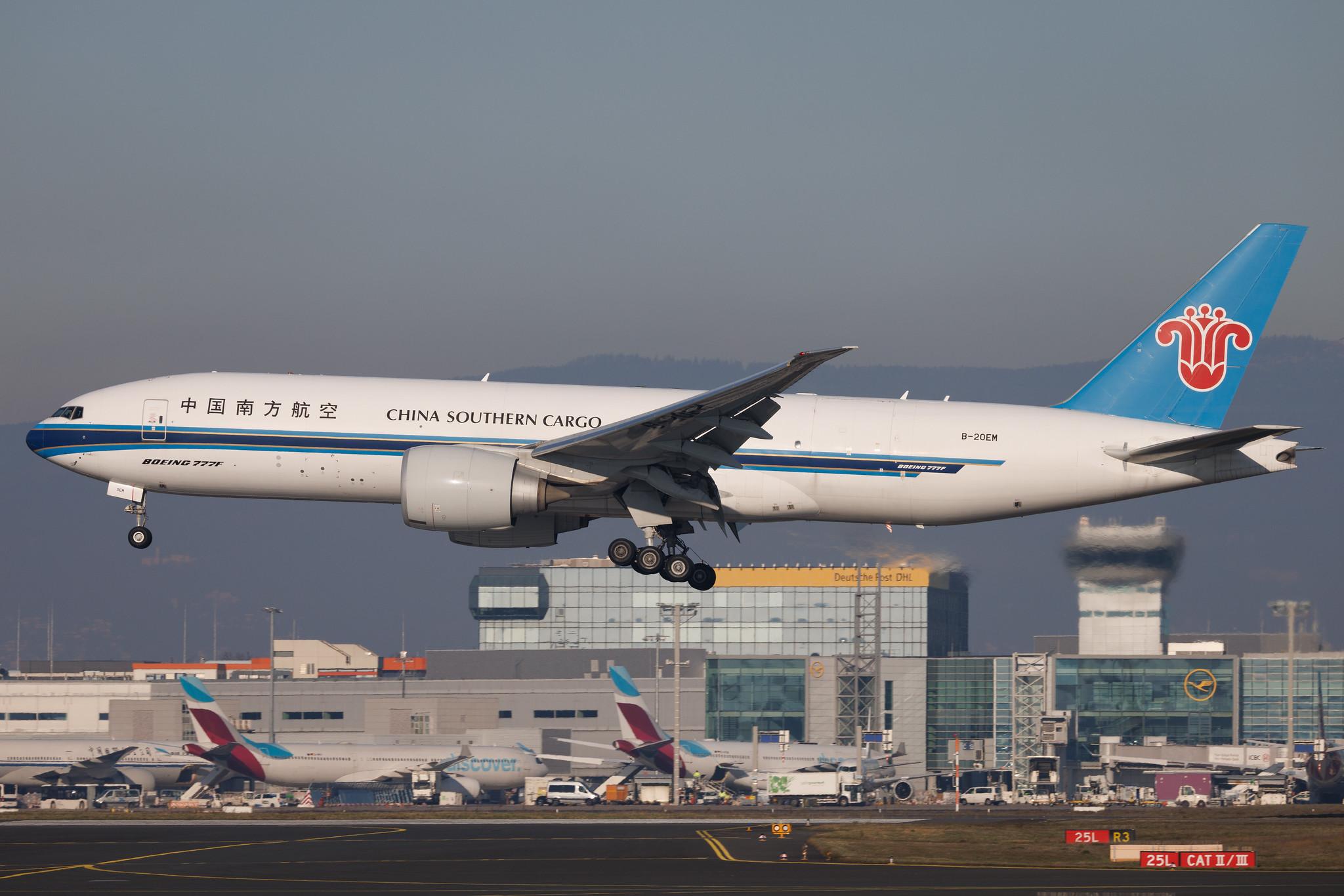 Frankfurt Airport: China Southern Airlines (CZ / CSN) | Boeing 777-F B77L | B-20EM | MSN 65421