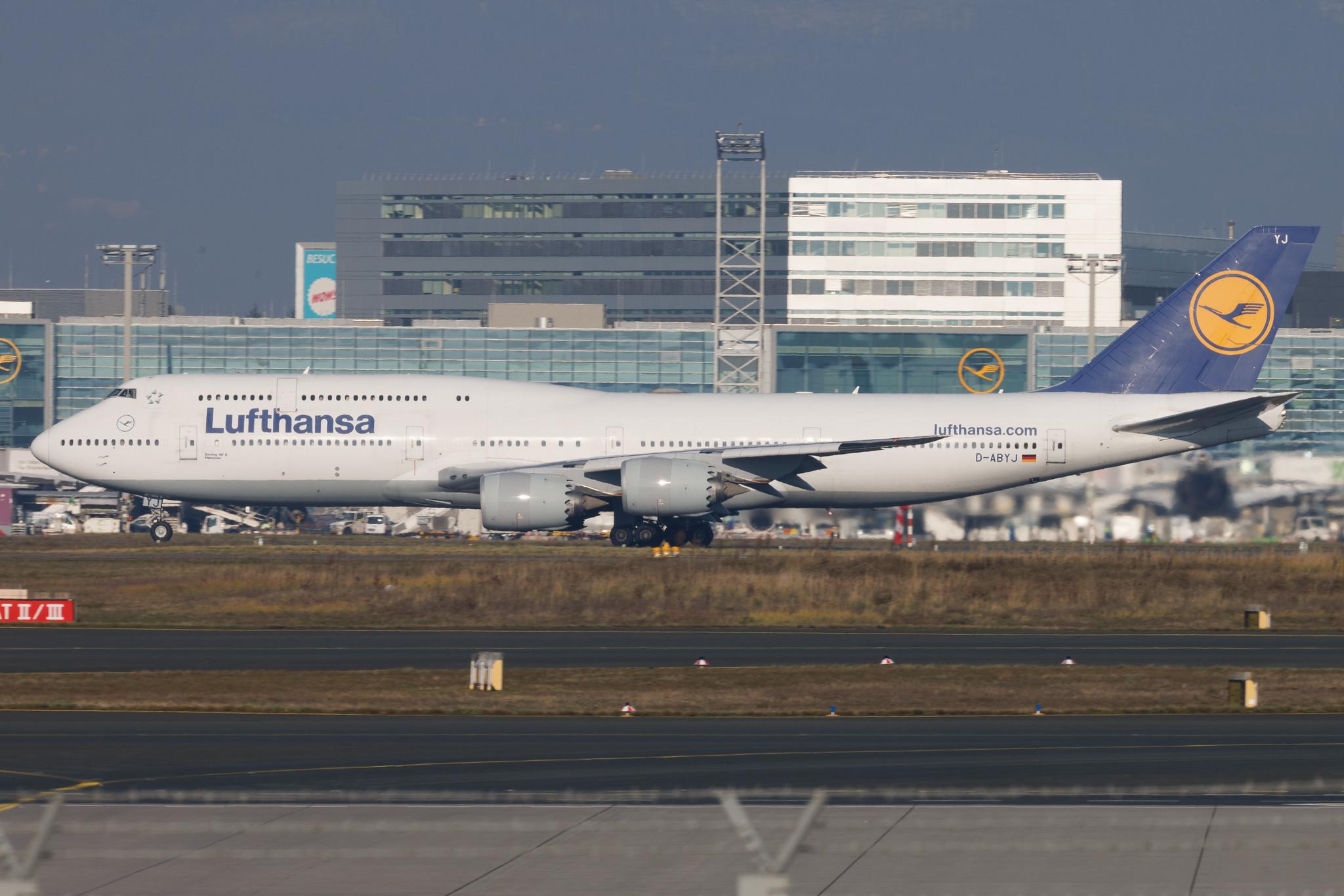 Frankfurt Airport: Lufthansa (LH / DLH) | Boeing 747-830 B748 | D-ABYJ | MSN 37834