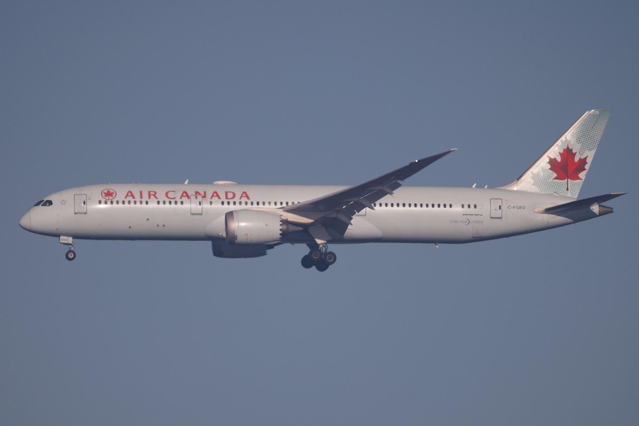 Frankfurt Airport: Air Canada (AC / ACA) | Boeing 787-9 Dreamliner B789 | C-FGEO | MSN 37180
