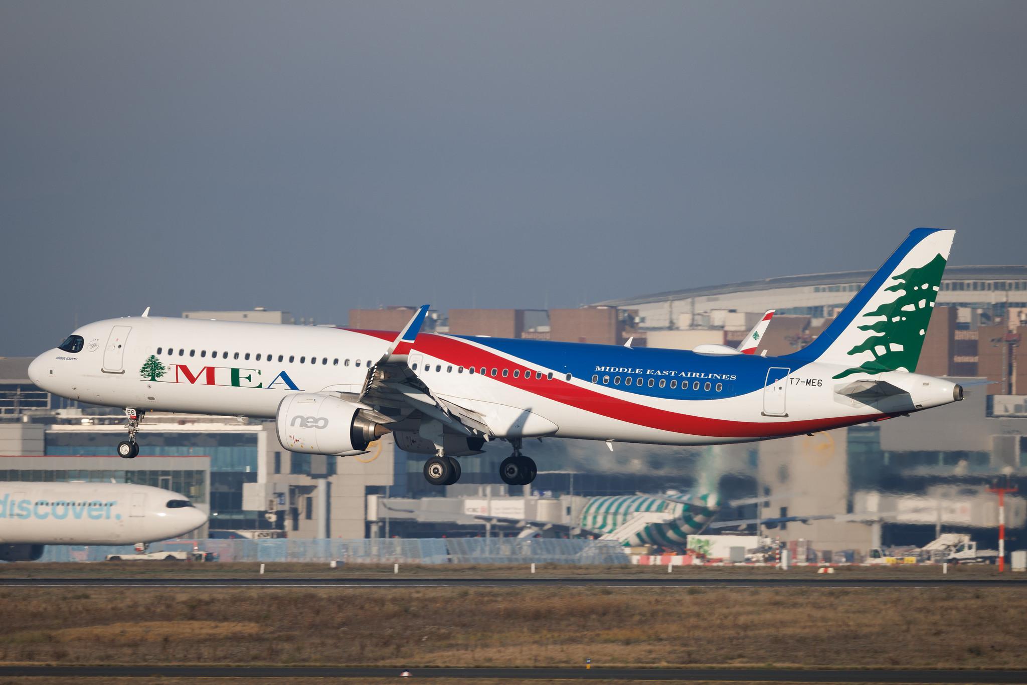 Frankfurt Airport: MEA (ME / MEA) | Airbus A321-271NX A21N | T7-ME6 | MSN 10174