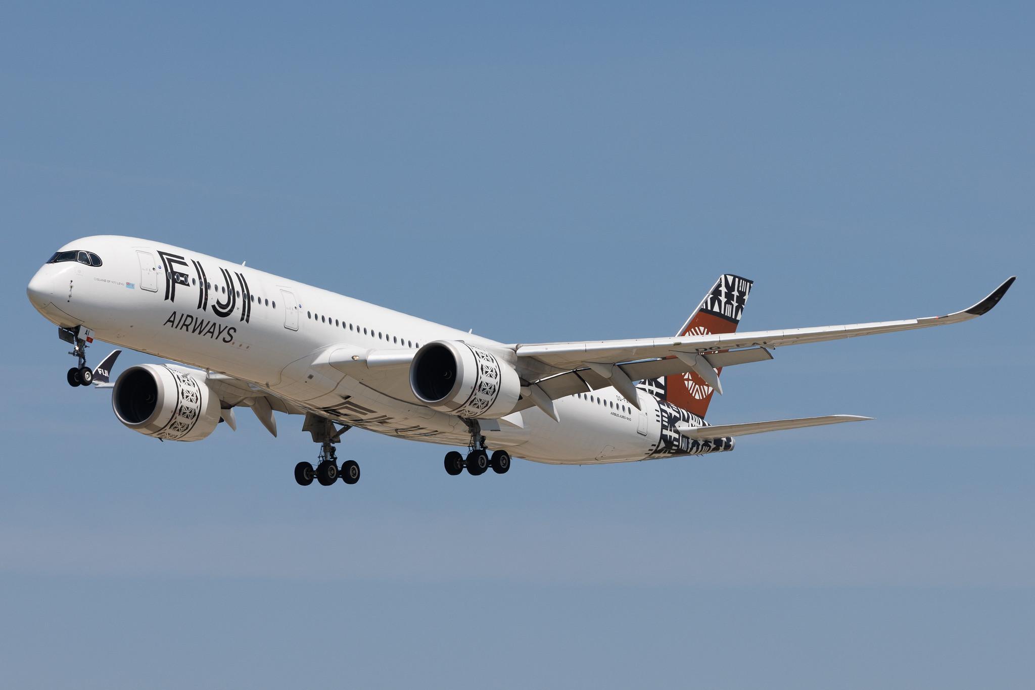 Los Angeles International Airport: Fiji Airways (FJ / FJI) | Airbus A350-941 A359 | DQ-FAI | MSN 299