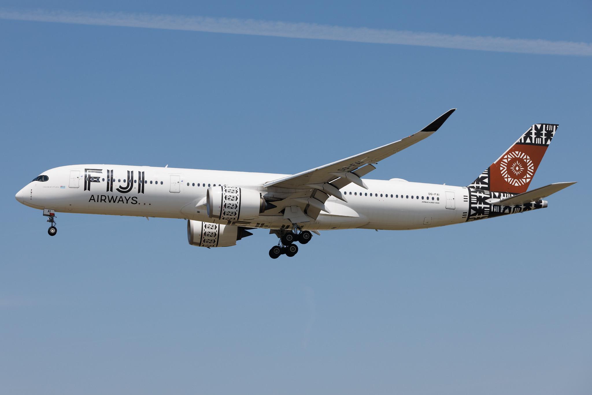 Los Angeles International Airport: Fiji Airways (FJ / FJI) | Airbus A350-941 A359 | DQ-FAI | MSN 299
