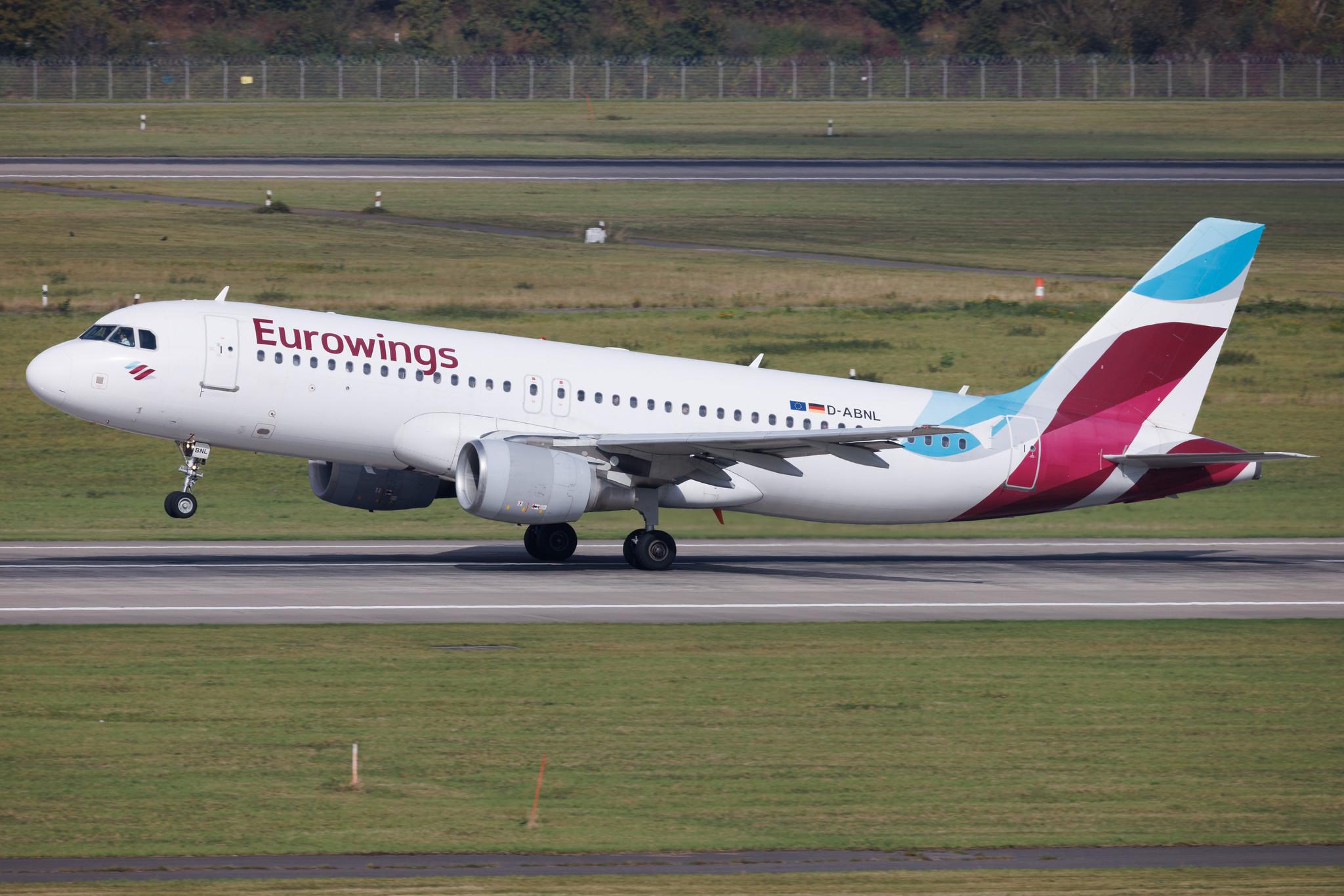 Düsseldorf Airport: Eurowings (EW / EWG) | Airbus A320-214 A320 | D-ABNL | MSN 1852