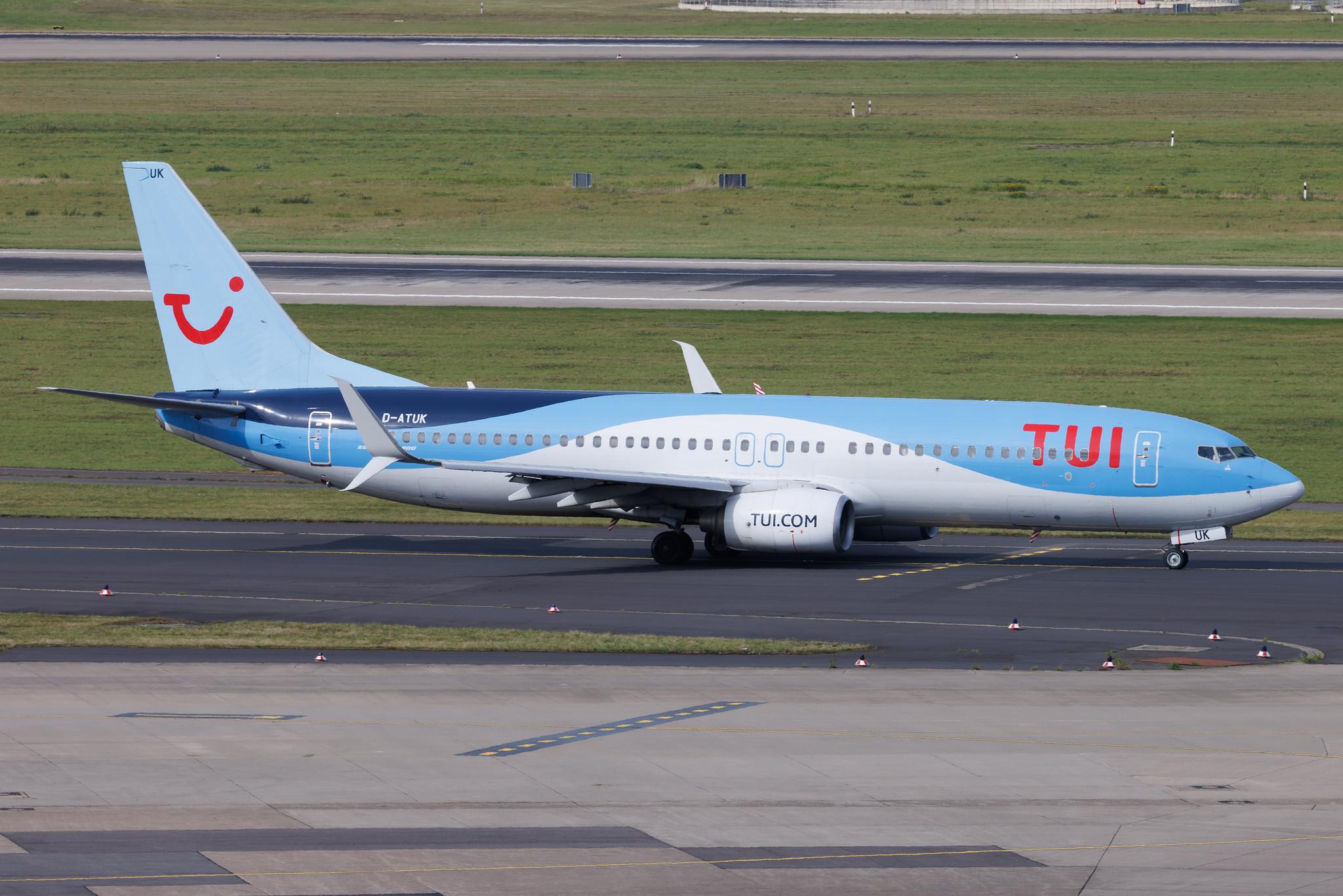 Düsseldorf Airport: TUI (X3 / TUI) | Operator: TUI fly | Boeing 737-8K5 B738 | D-ATUK | MSN 39094