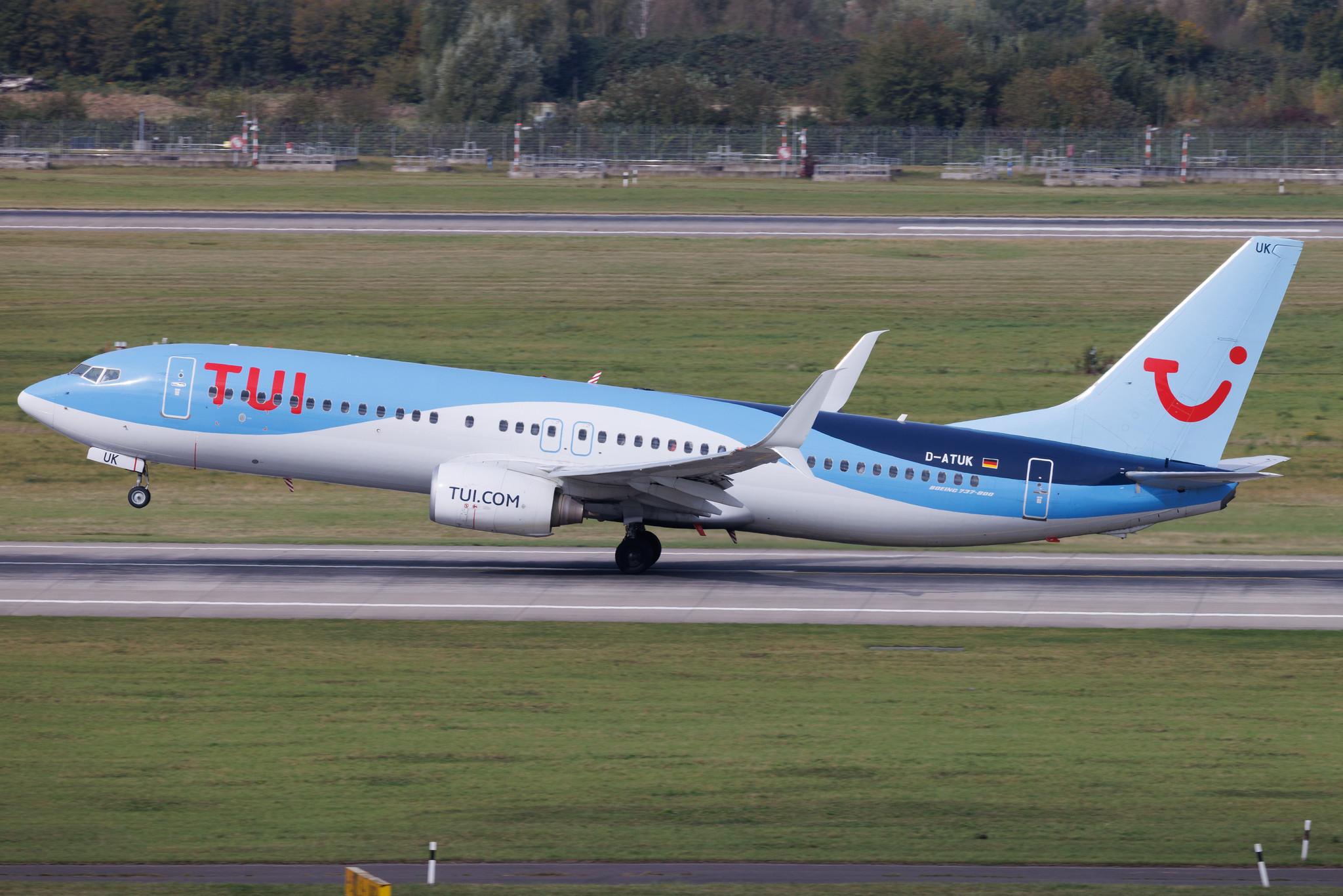 Düsseldorf Airport: TUI (X3 / TUI) | Operator: TUI fly | Boeing 737-8K5 B738 | D-ATUK | MSN 39094