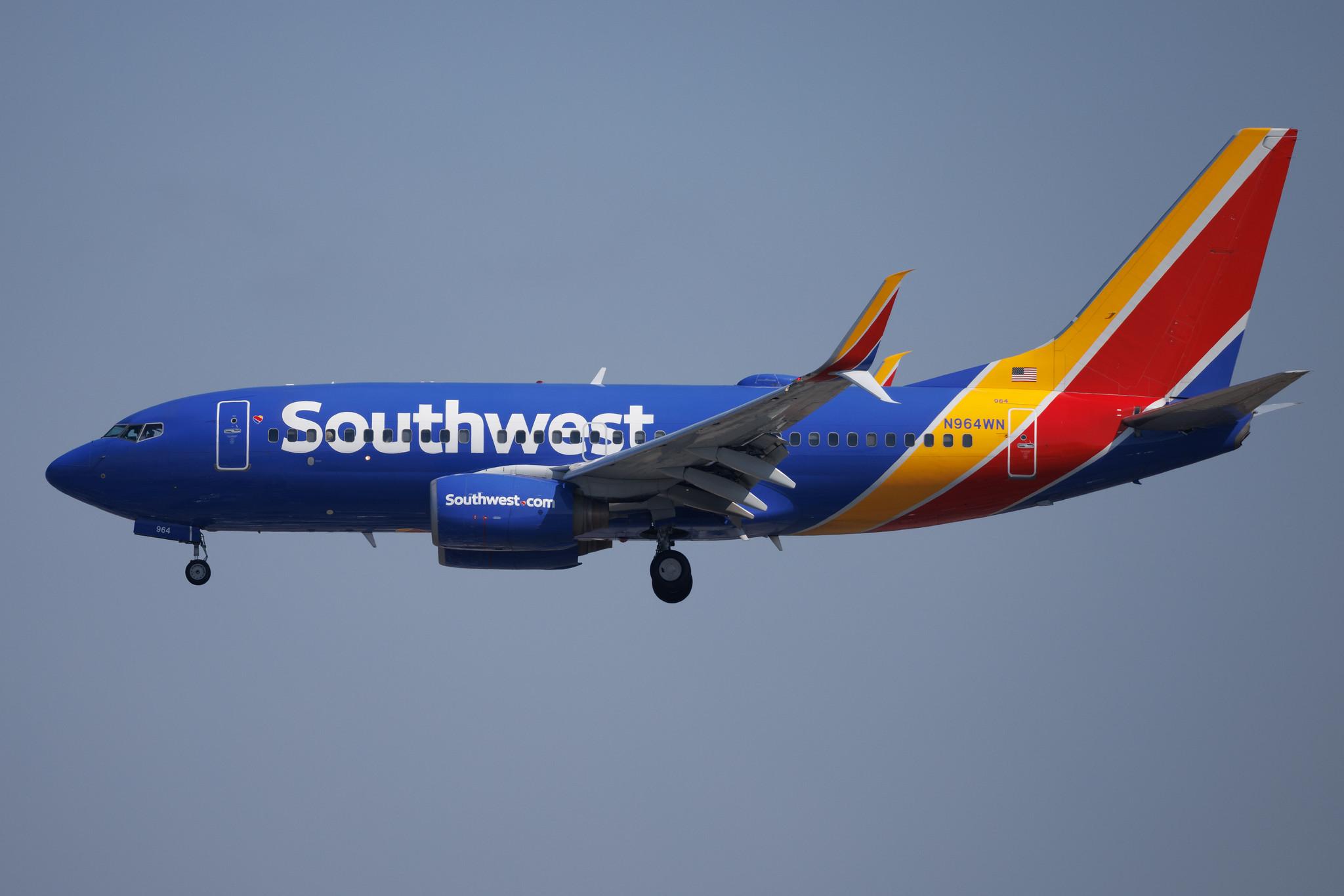 Los Angeles International Airport: Southwest Airlines (WN / SWA) | Boeing 737 MAX 8 B38M | N8777Q | MSN 67756