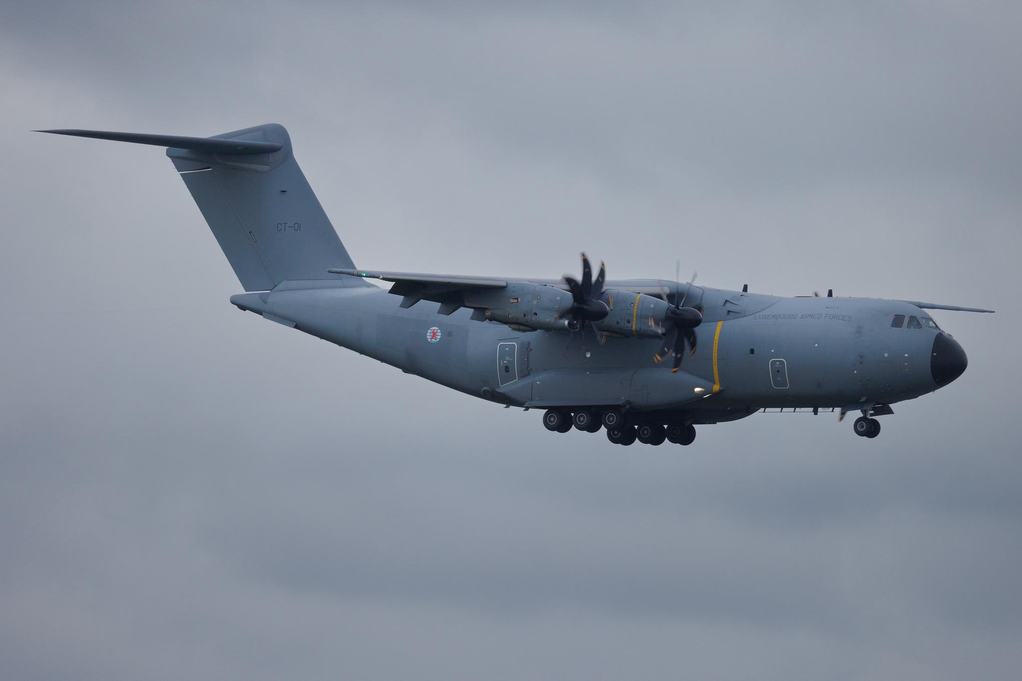 Brussels Airport: Luxembourg Armed Forces | Airbus A400M-180 A400 | CT-01 | MSN 104