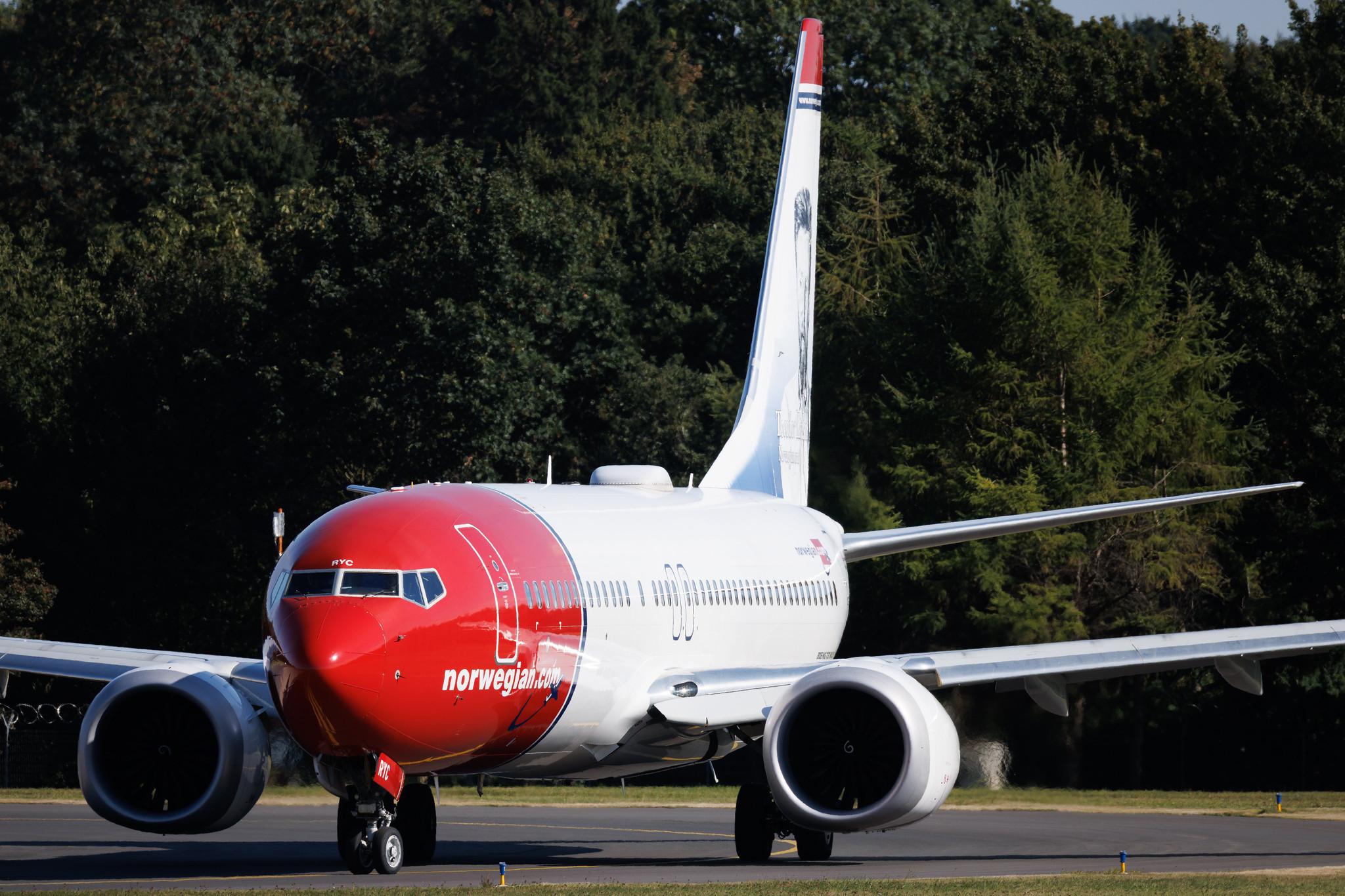 Hamburg Airport: Norwegian (DY / NOZ) | Livery: Theodor Kittelsen Livery | Operator: Norwegian Air Sweden | Boeing 737 MAX 8 B38M | SE-RYC | MSN 63971