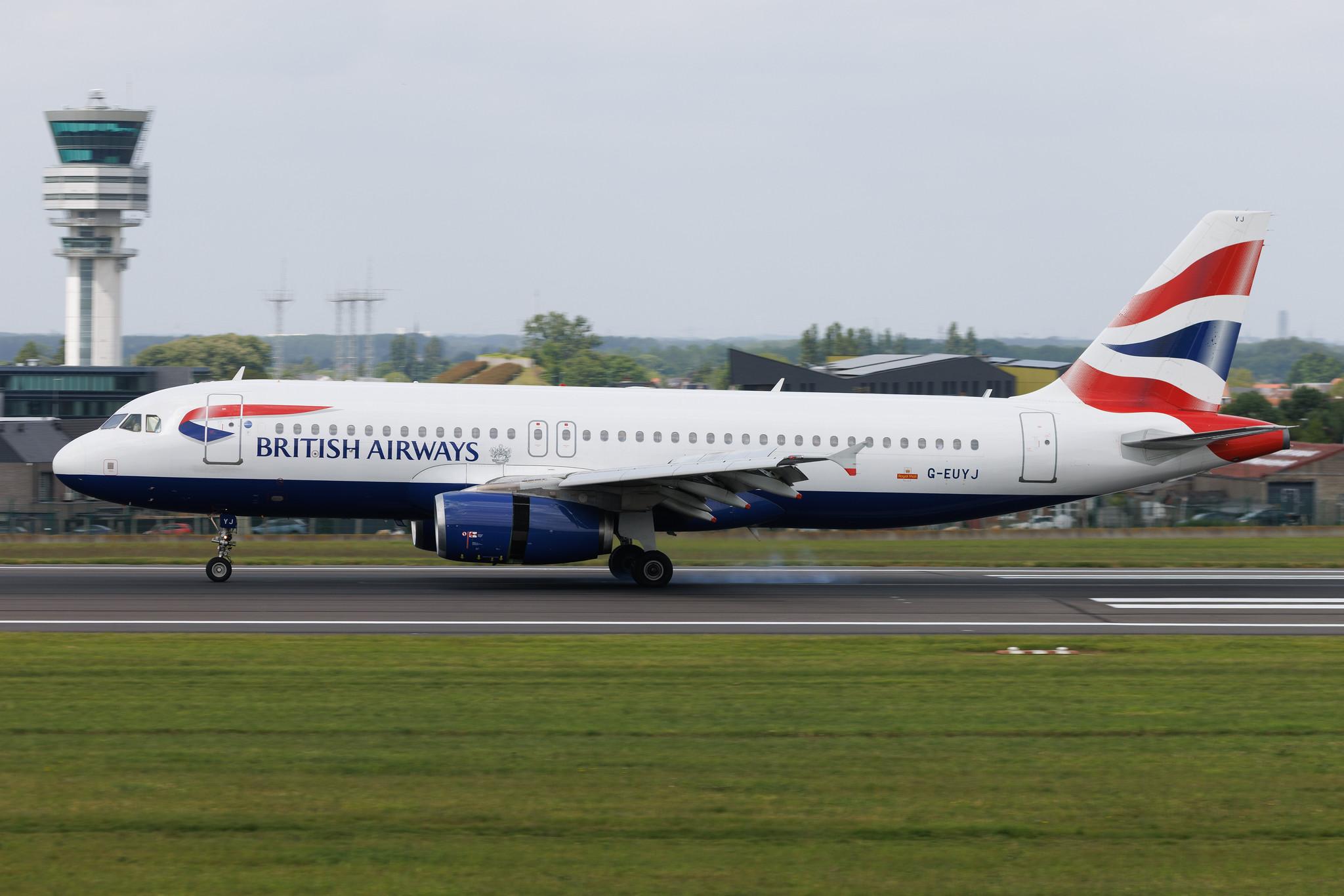 Brussels Airport: British Airways (BA / BAW) | Airbus A320-232 A320 | G-EUYJ | MSN 4464