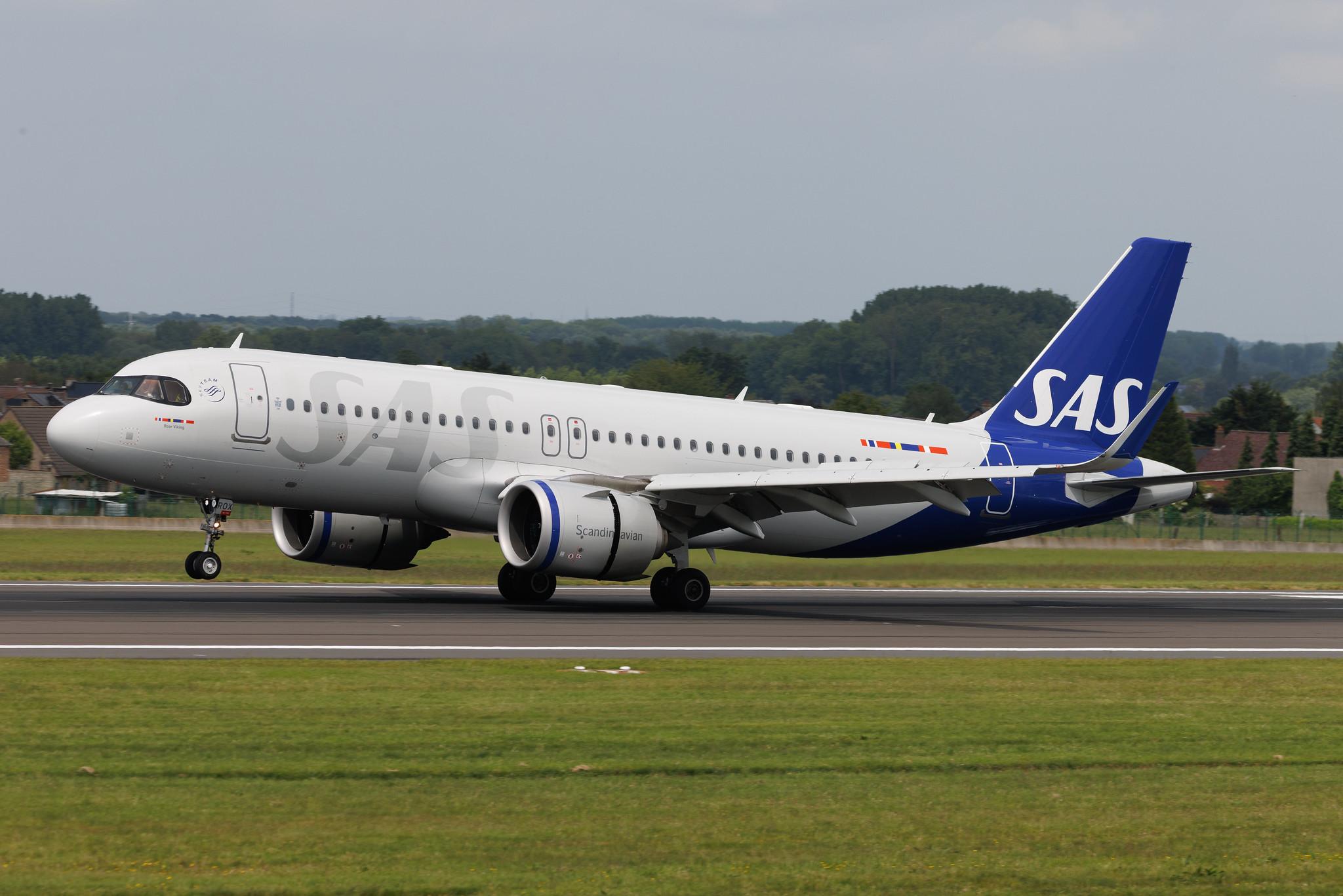 Brussels Airport: SAS (SK / SAS) | Airbus A320-251N A20N | SE-ROX | MSN 9330