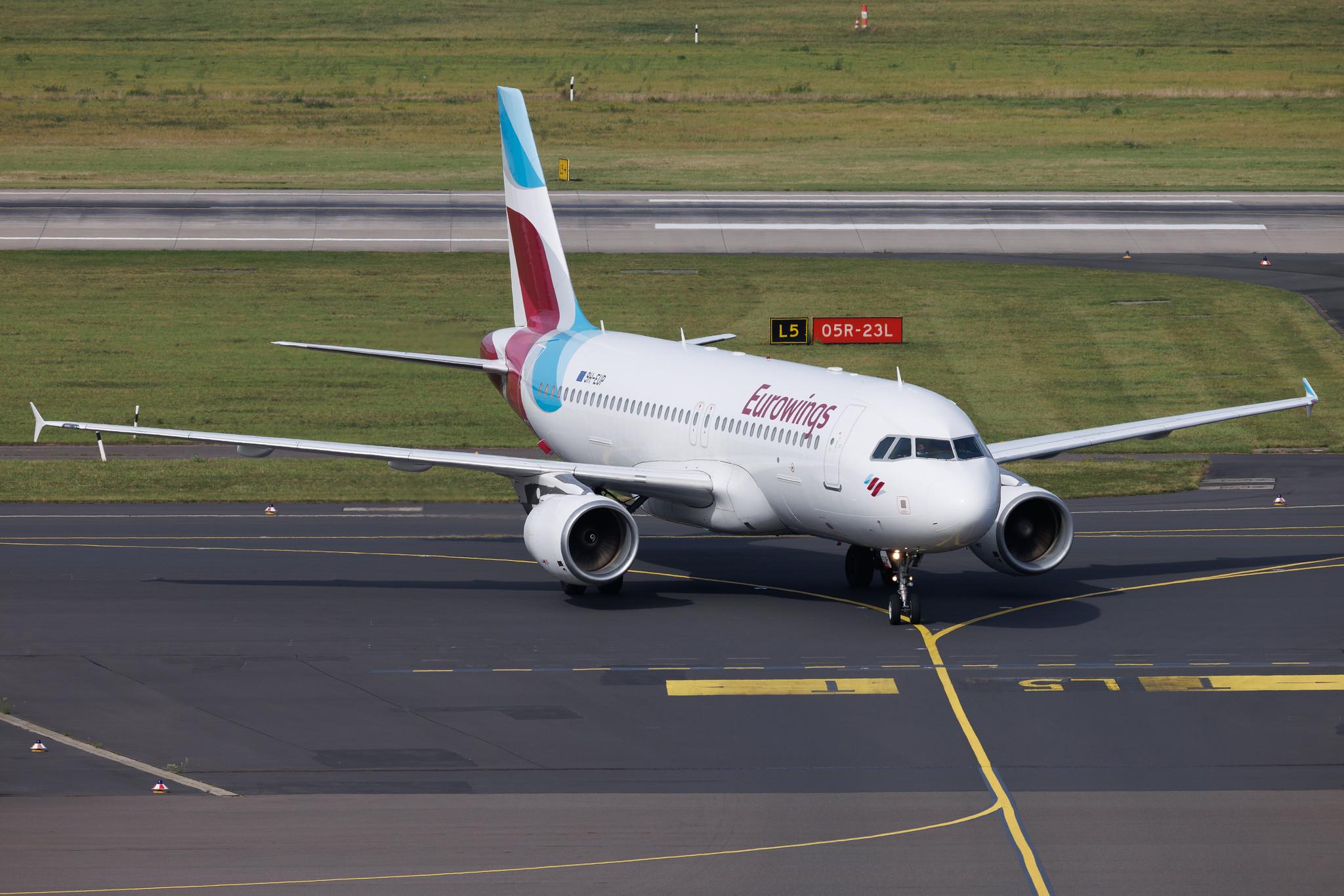 Düsseldorf Airport: Eurowings (EW / EWG) | Operator: Eurowings Europe | Airbus A320-214 A320 | 9H-EUP | MSN 03540