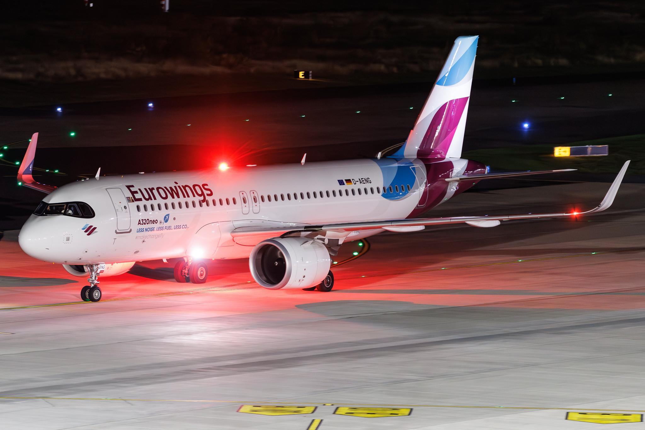 Köln Bonn Airport: Eurowings (EW / EWG) | Airbus A320-251N A20N | D-AENG | MSN 10970