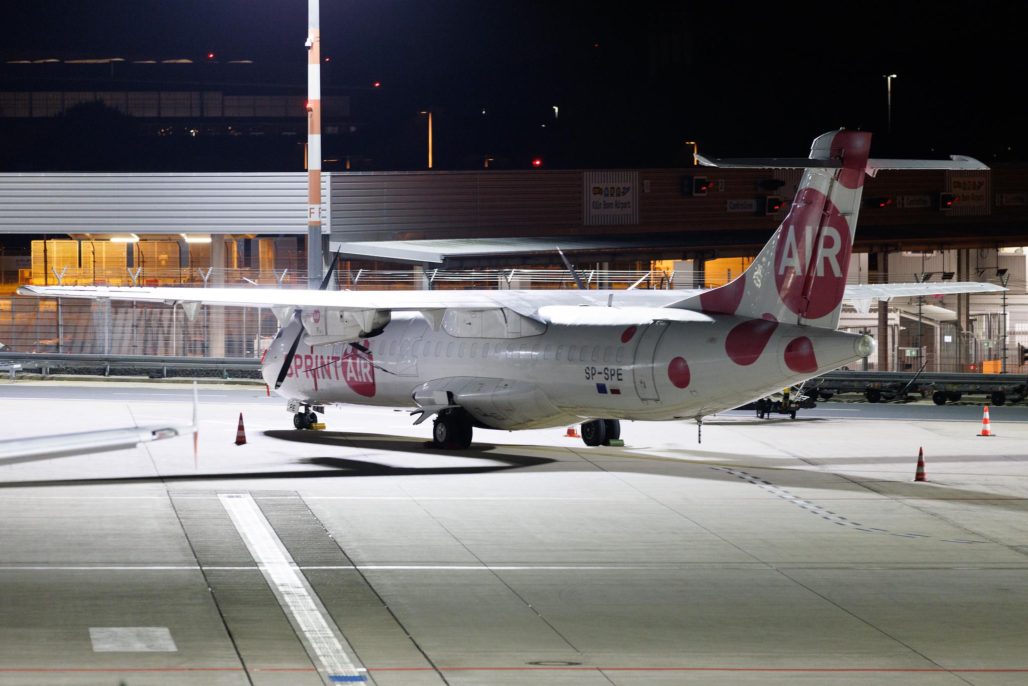 Köln Bonn Airport: Sprint Air (P8 / SRN) | ATR 72-202(F) AT72 | SP-SPE | MSN 0441