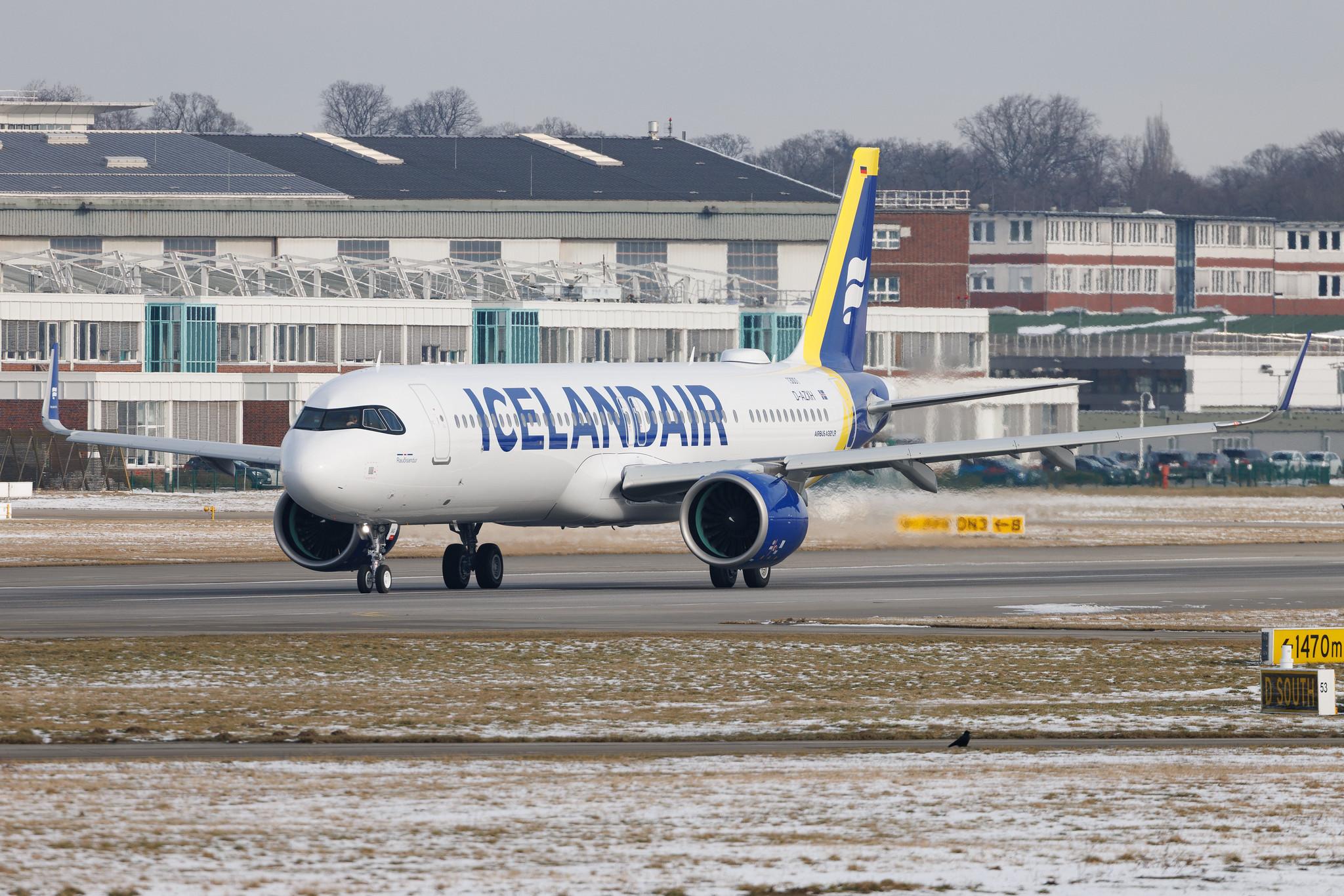 Hamburg Finkenwerder: Icelandair (FI / ICE) | Airbus A321-271NX A21N | D-AZXH | TF-IAG | MSN 13001