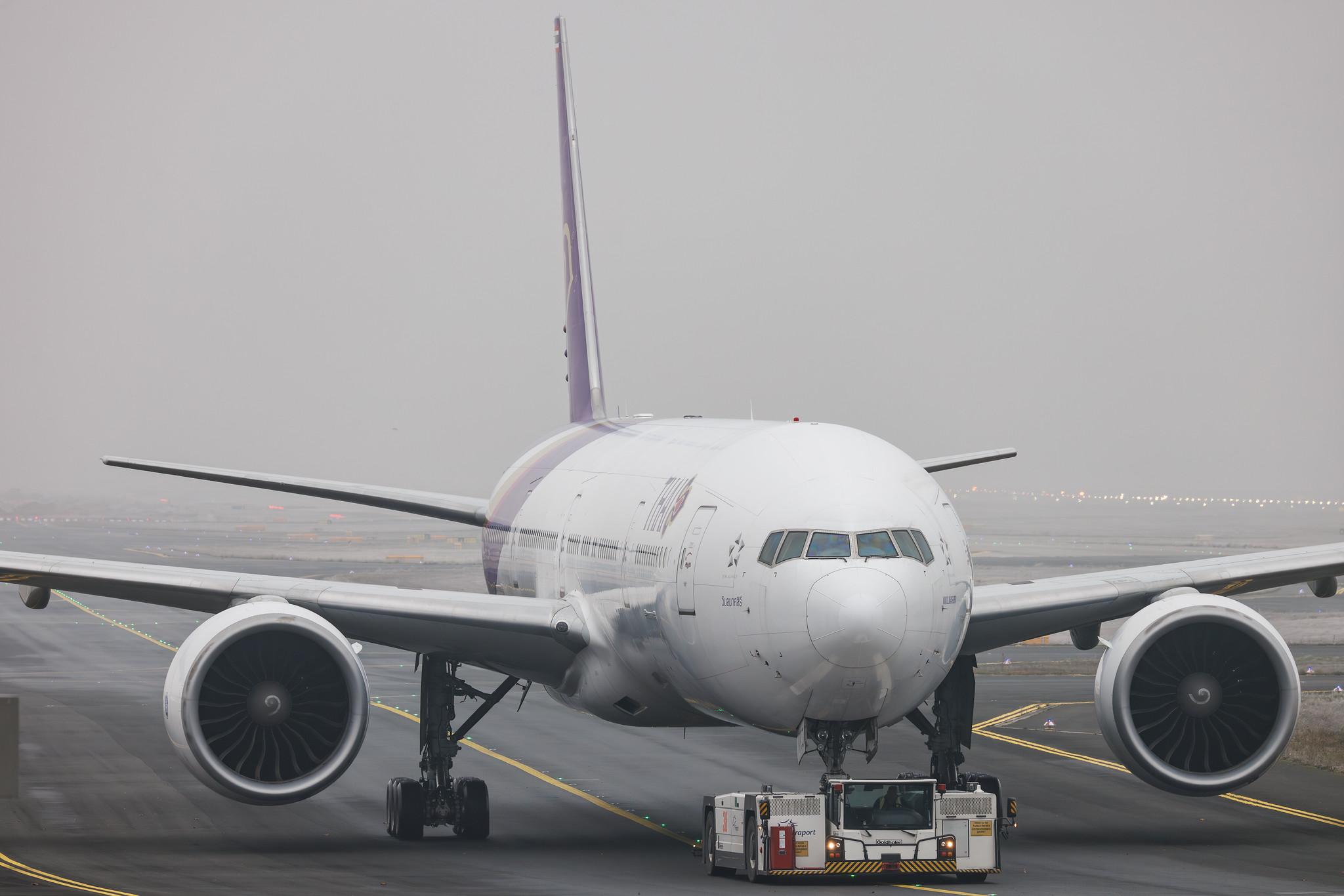 Frankfurt Airport: Thai Airways (TG / THA) | Boeing 777-3AL(ER) B77W | HS-TKO | MSN 41524