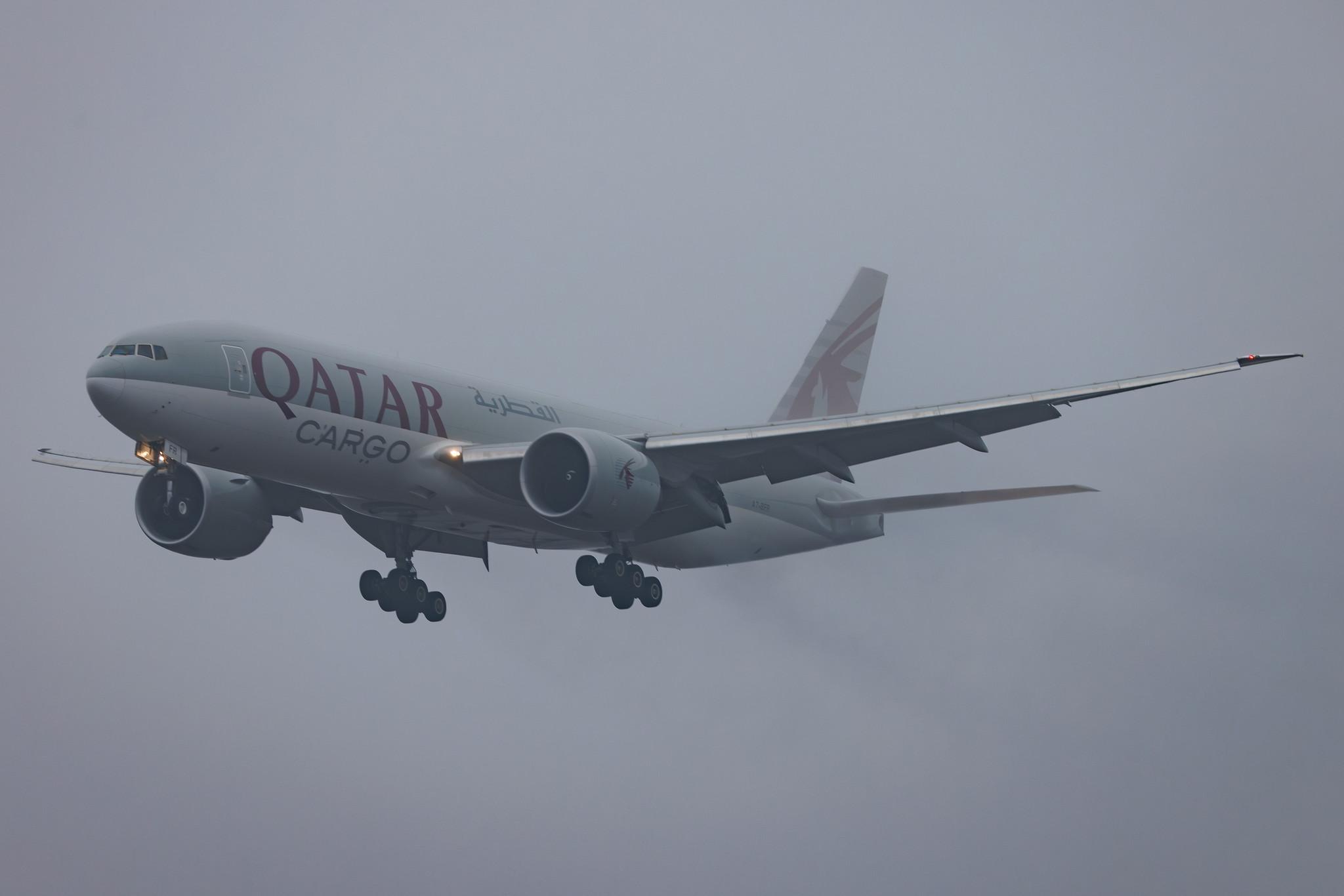 Frankfurt Airport: Qatar Cargo (QR / QTR) | Operator: Qatar Airways | Boeing 777-F B77L | A7-BFR | MSN 66336