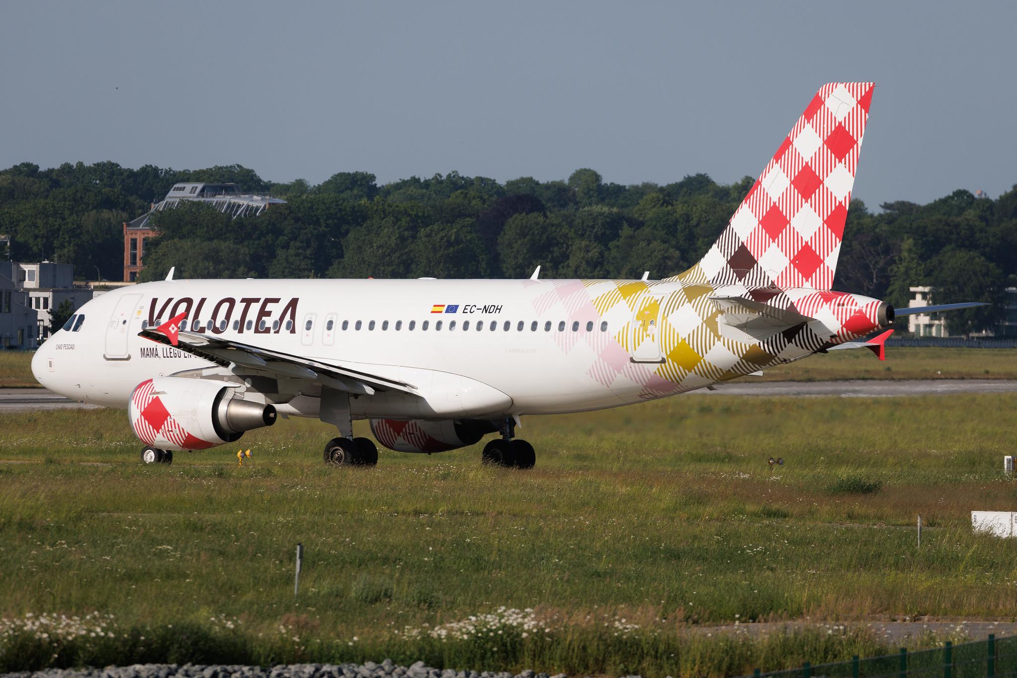 Hamburg Finkenwerder: Volotea (V7 / VOE) | Airbus A319-111 A319 | EC-NDH | MSN 03403