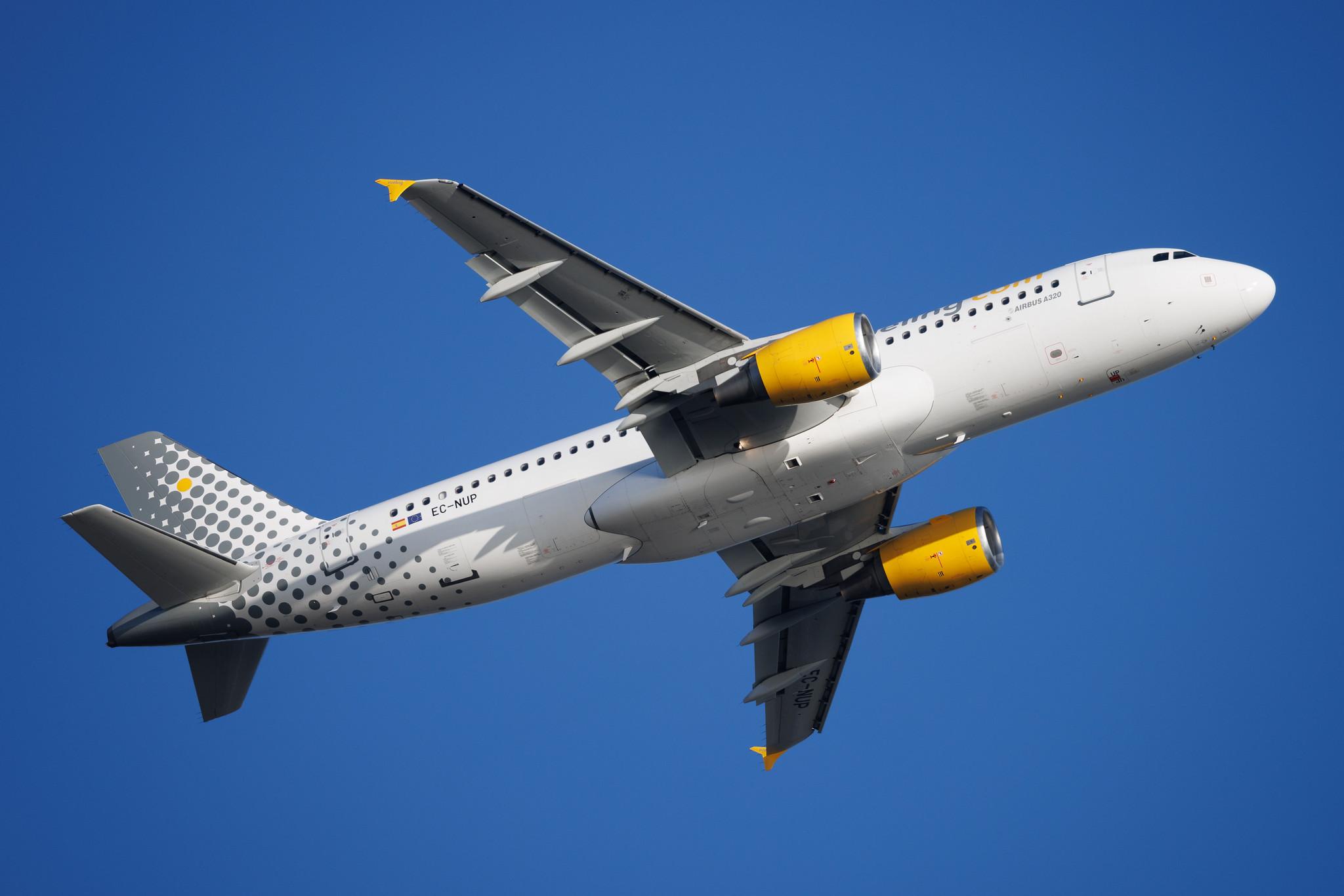 Rome Leonardo da Vinci Fiumicino Airport: Vueling (VY / VLG) | Airbus A320-214 A320 | EC-NUP | MSN 05304