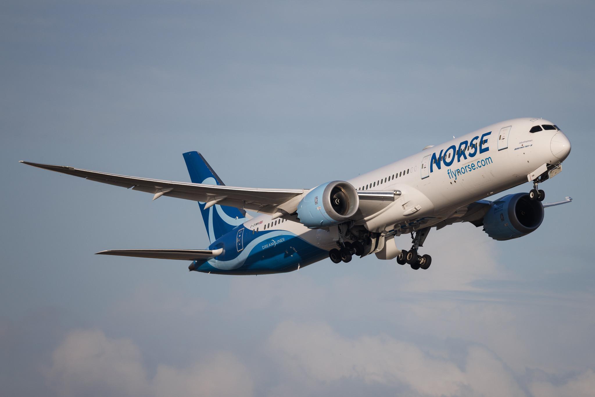 Rome Leonardo da Vinci Fiumicino Airport: Norse (N0 / NBT) | Operator: Norse UK | Boeing 787-9 Dreamliner B789 | G-CKWN | MSN 63317