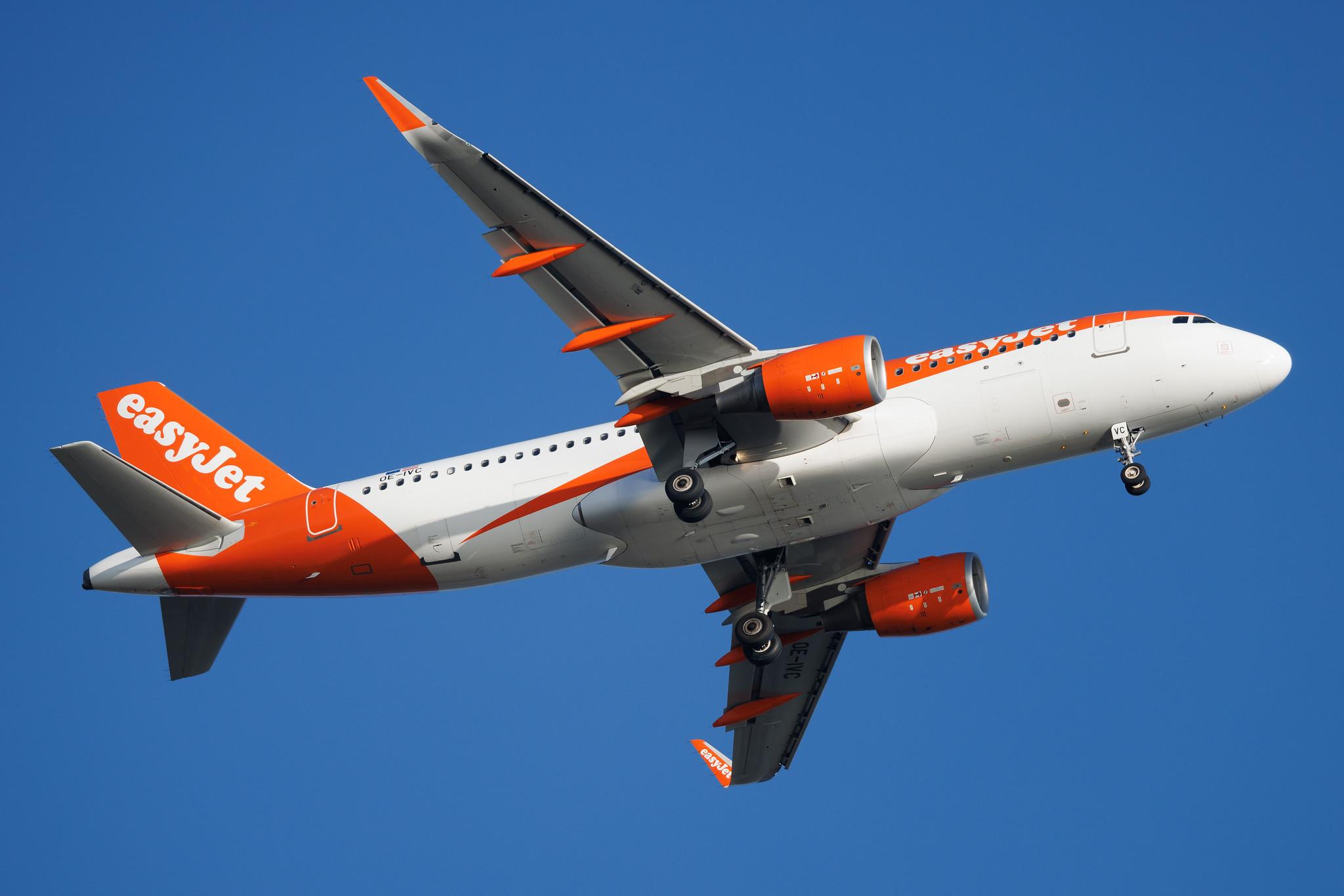 Rome Leonardo da Vinci Fiumicino Airport: easyJet (U2 / EZY) | Operator: easyJet Europe | Airbus A320-214 A320 | OE-IVC | MSN 07372